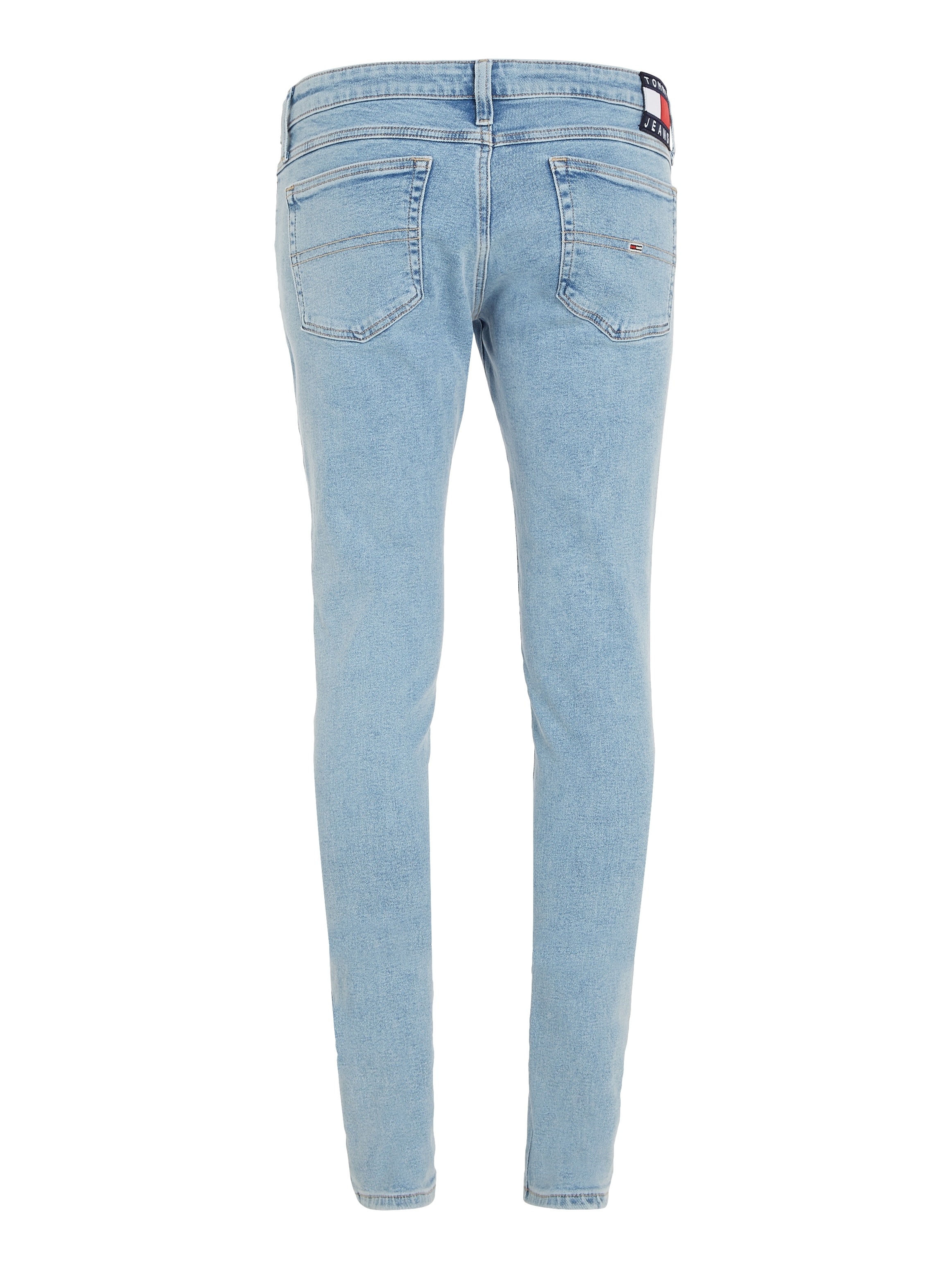 ♕ Skinny-fit-Jeans, Jeans mit dezenten Labelapplikationen bei Tommy