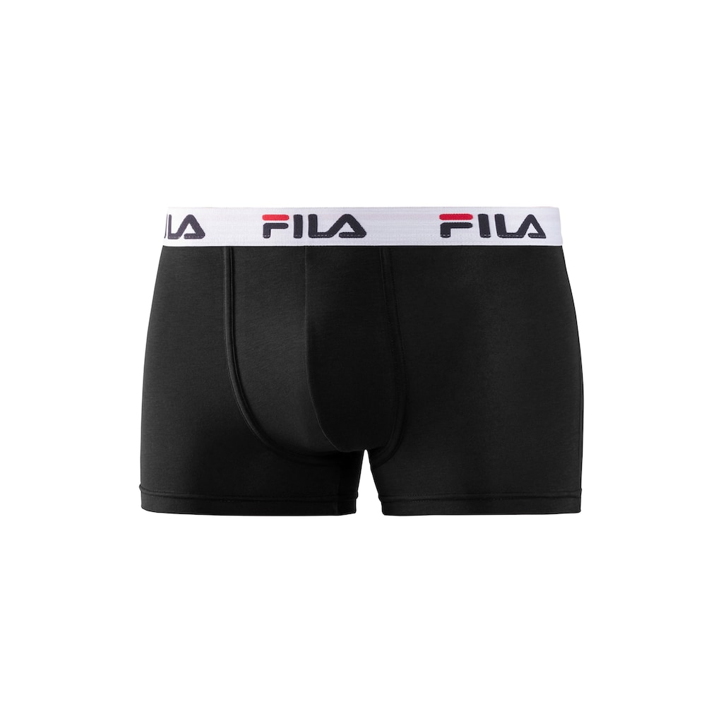 Fila Boxer, (Packung, 3 St.), mit Logo Schriftzug im Bund