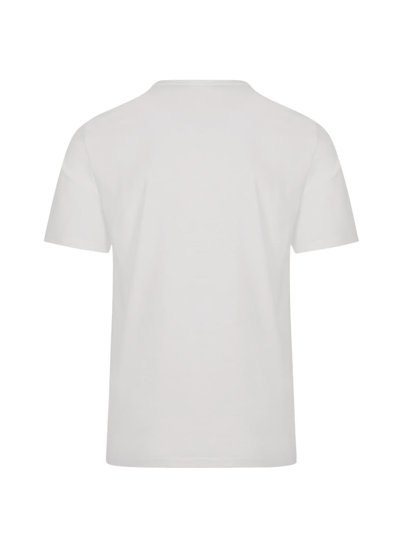 Trigema T-Shirt »TRIGEMA T-Shirt mit Knopfleiste DELUXE Baumwolle«, (1 tlg.)