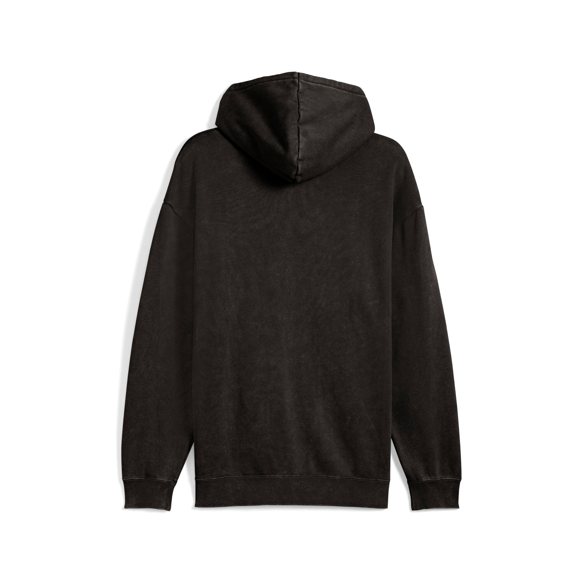 PUMA Kapuzensweatshirt »ESS ELEVATED RELAXED WASH HOODIE FL«, mit Kängurutasche, mit Print-Applikation
