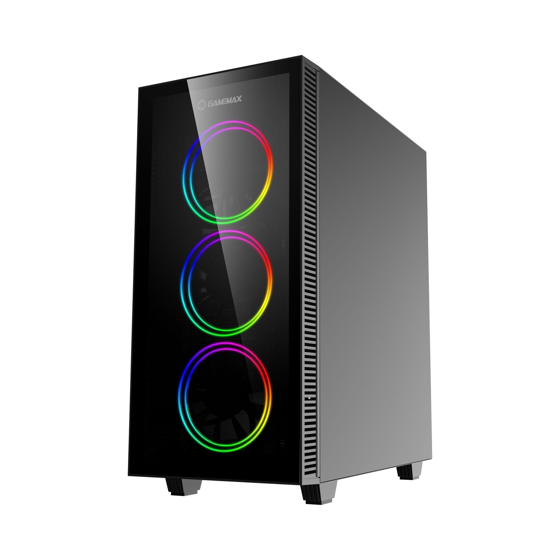 GAMEMAX Gaming-PC »Draco XD 7707 AMD Ryzen 5 7500F RTX 5060Ti 32GB DDR5 1TB SSD« Windows 11, DDR5 RAM
