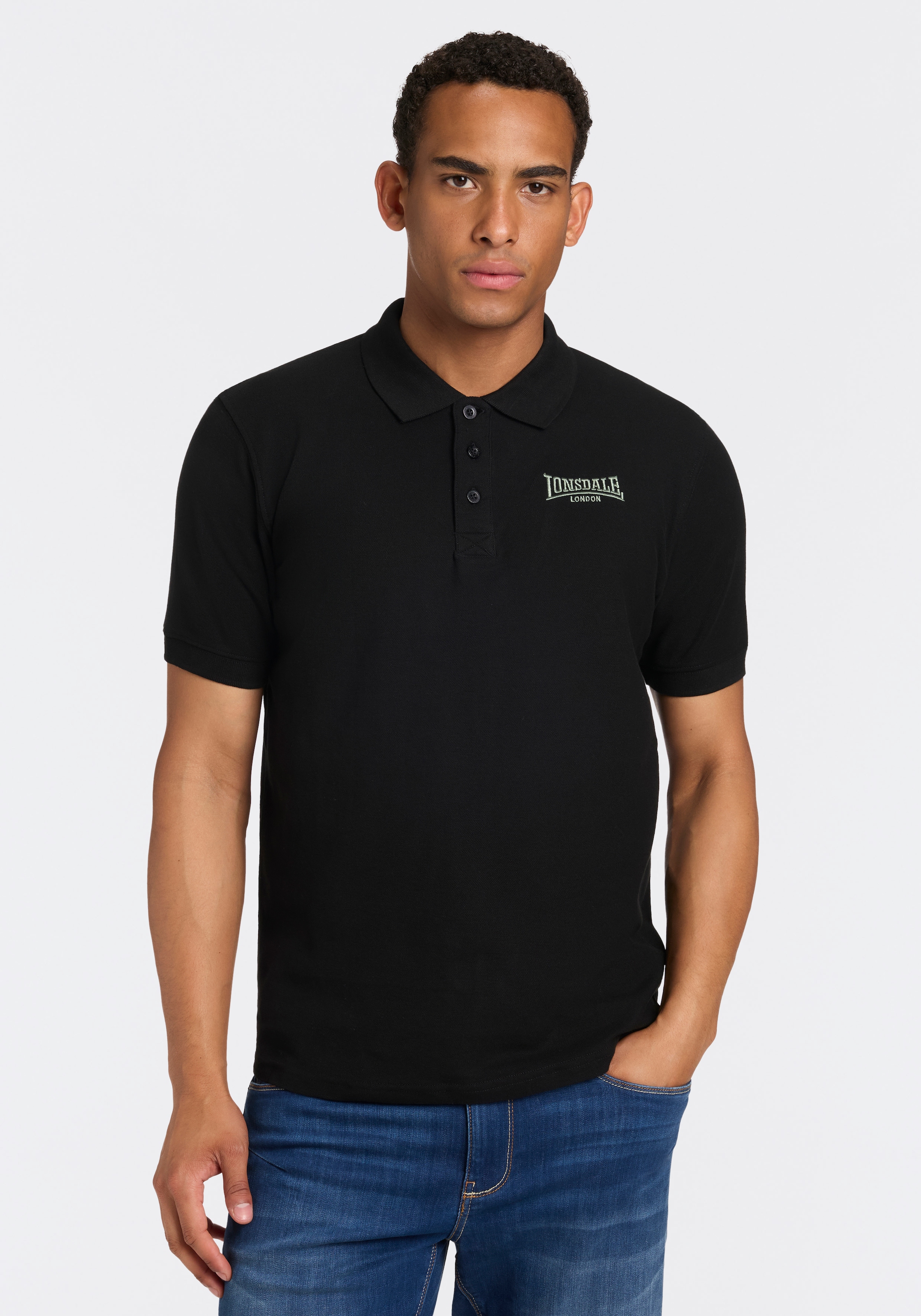 Lonsdale Poloshirt »LINGHOLME« Packung, 2 tlg. 2er-Pack, mit Polokragen, aus Baumwoll-Jersey, Kurzarm
