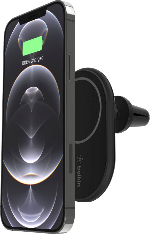 Belkin Smartphone-Halterung »magnetische 10 Watt Kfz-Halterung mit  Ladefunktion«, (1 St.), MagSafe kompatibel für iPhone Serie 12/13/14/15,  incl. Kfz-Ladegerät ➥ 3 Jahre XXL Garantie | UNIVERSAL
