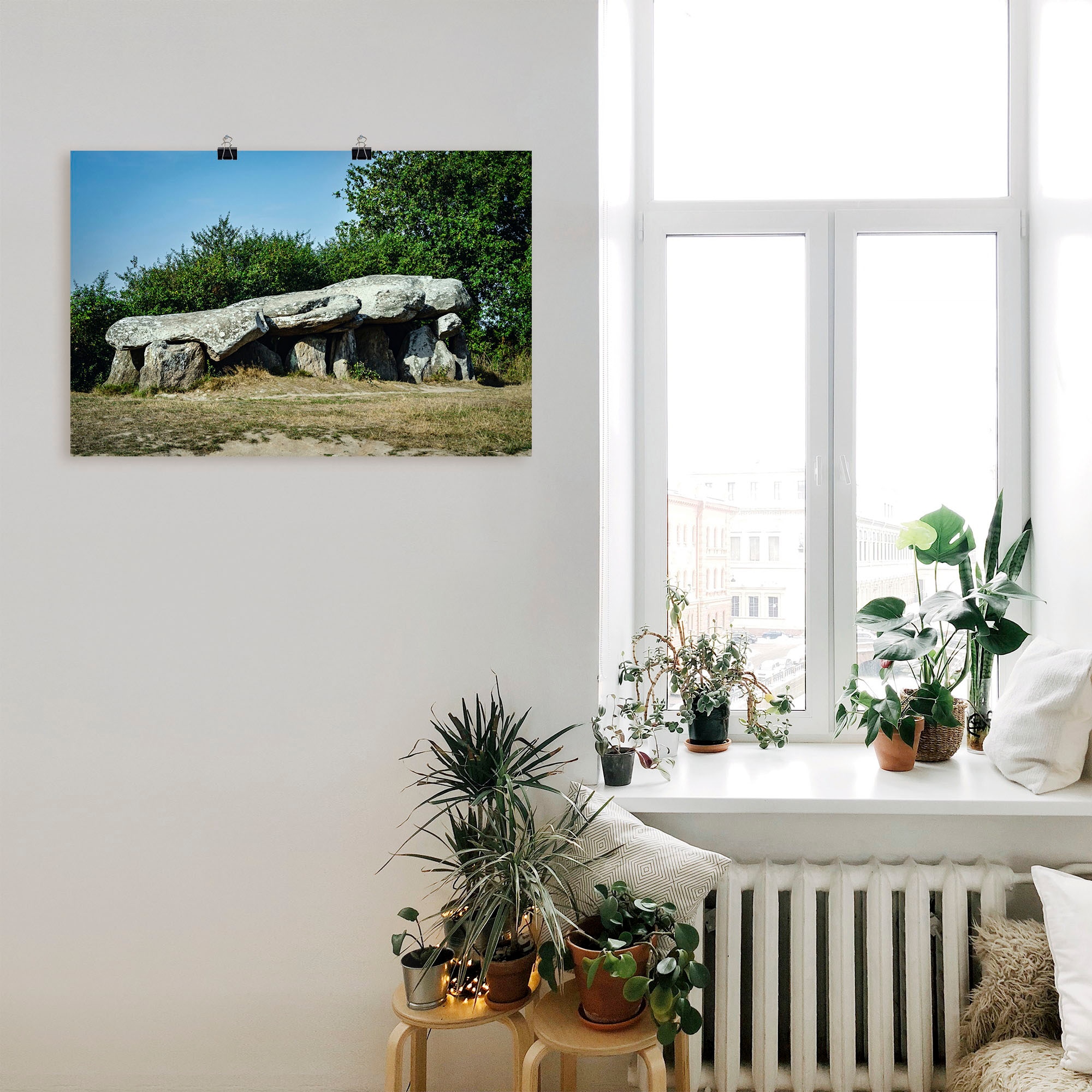 Artland Wandbild »Dolmen de Kerbourg Frankreich«, Felsen, (1 St.), als Alubild, Leinwandbild, Wandaufkleber oder Poster in versch. Größen