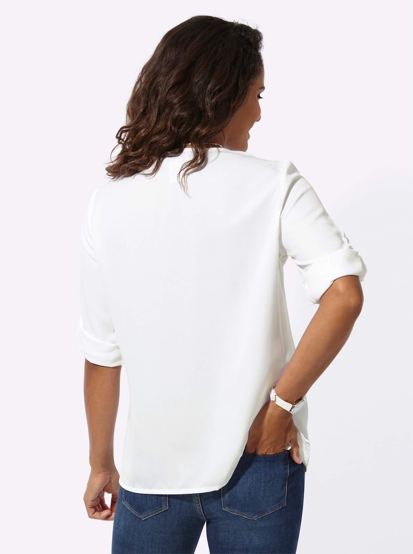 Casual Looks Crepebluse