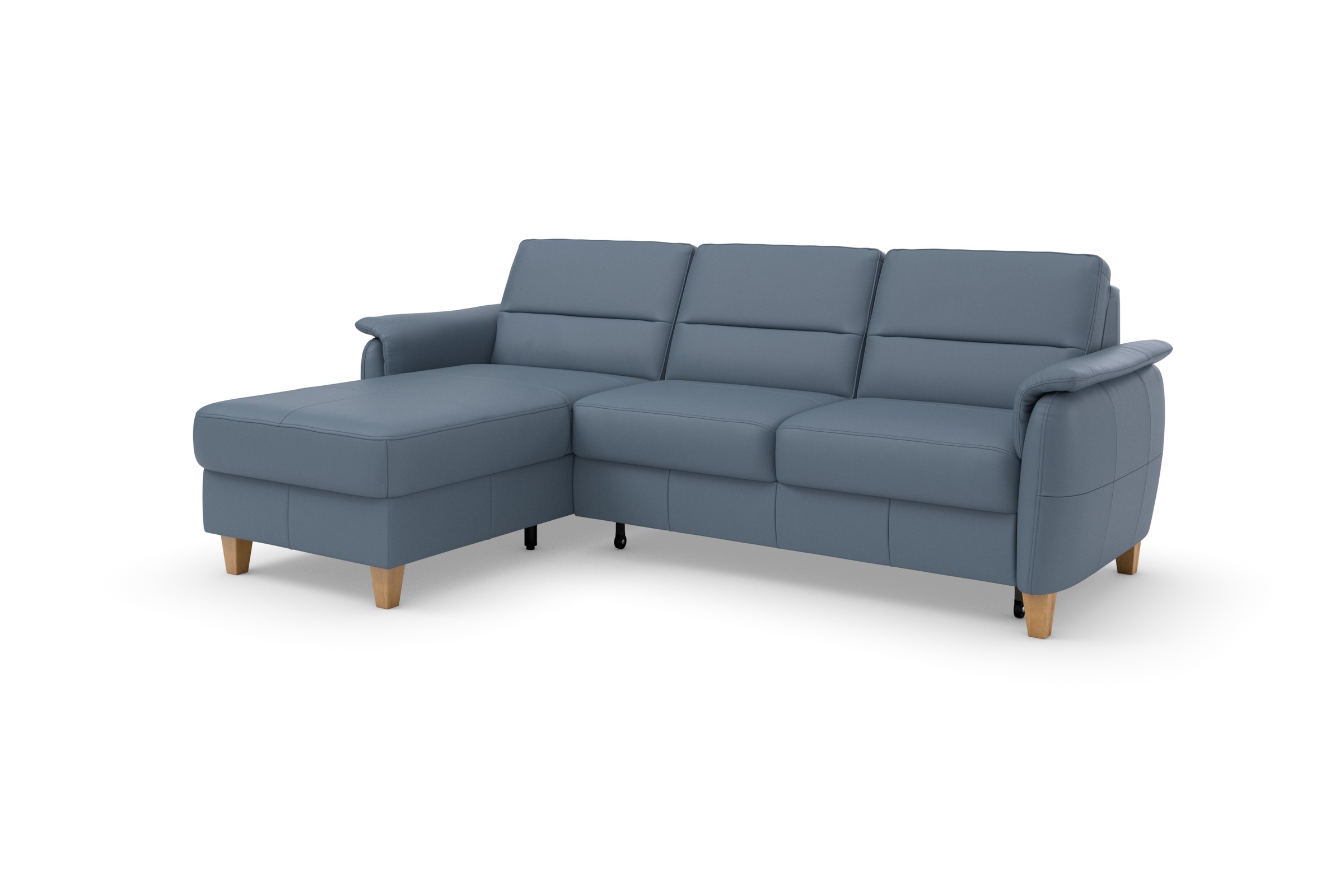 Home affaire Ecksofa »Palmera L-Form, B: 244 cm«, optional Bettfunktion & Bettkasten, Federkern
