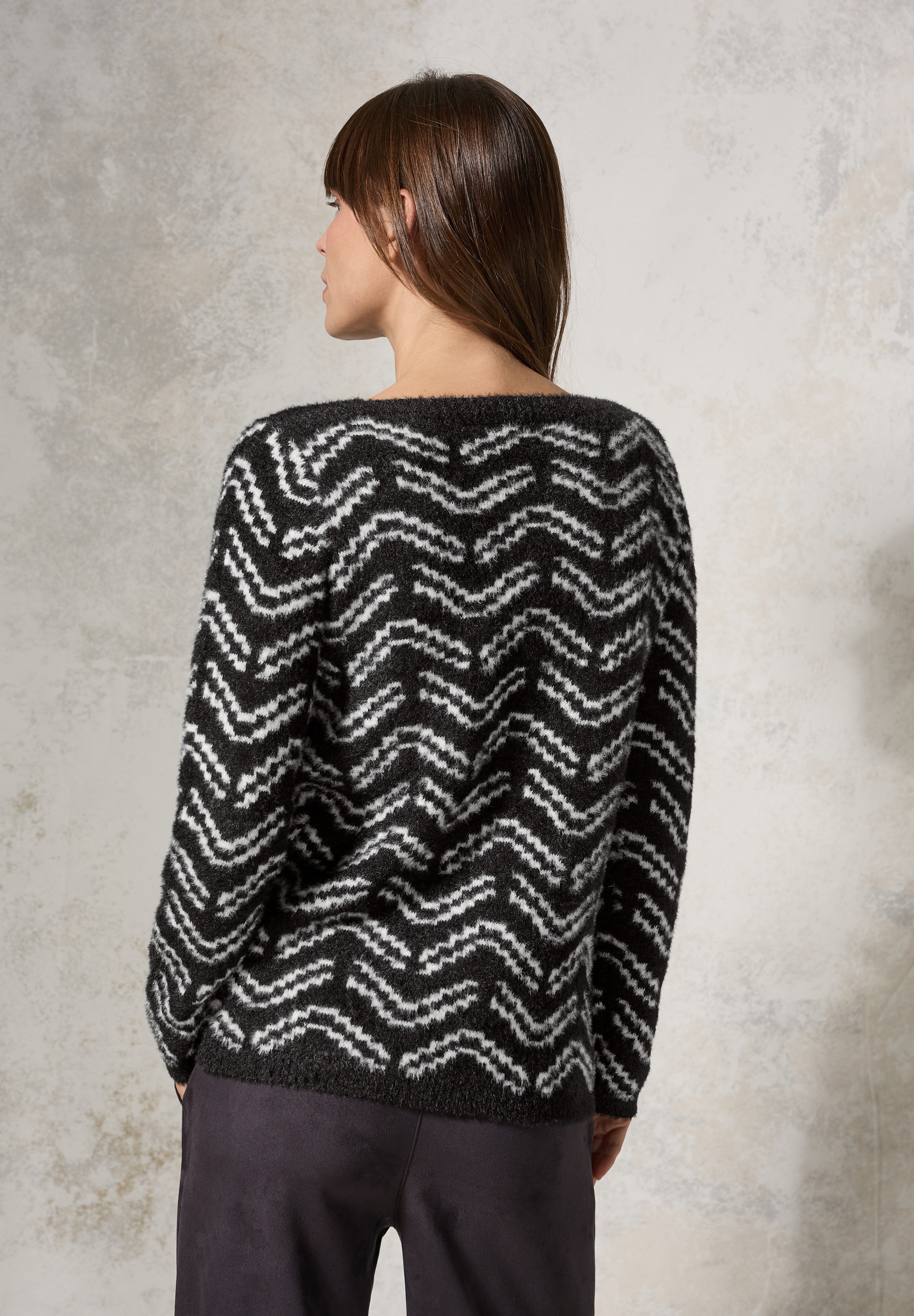 Cecil Strickpullover, mit grafischem Muster