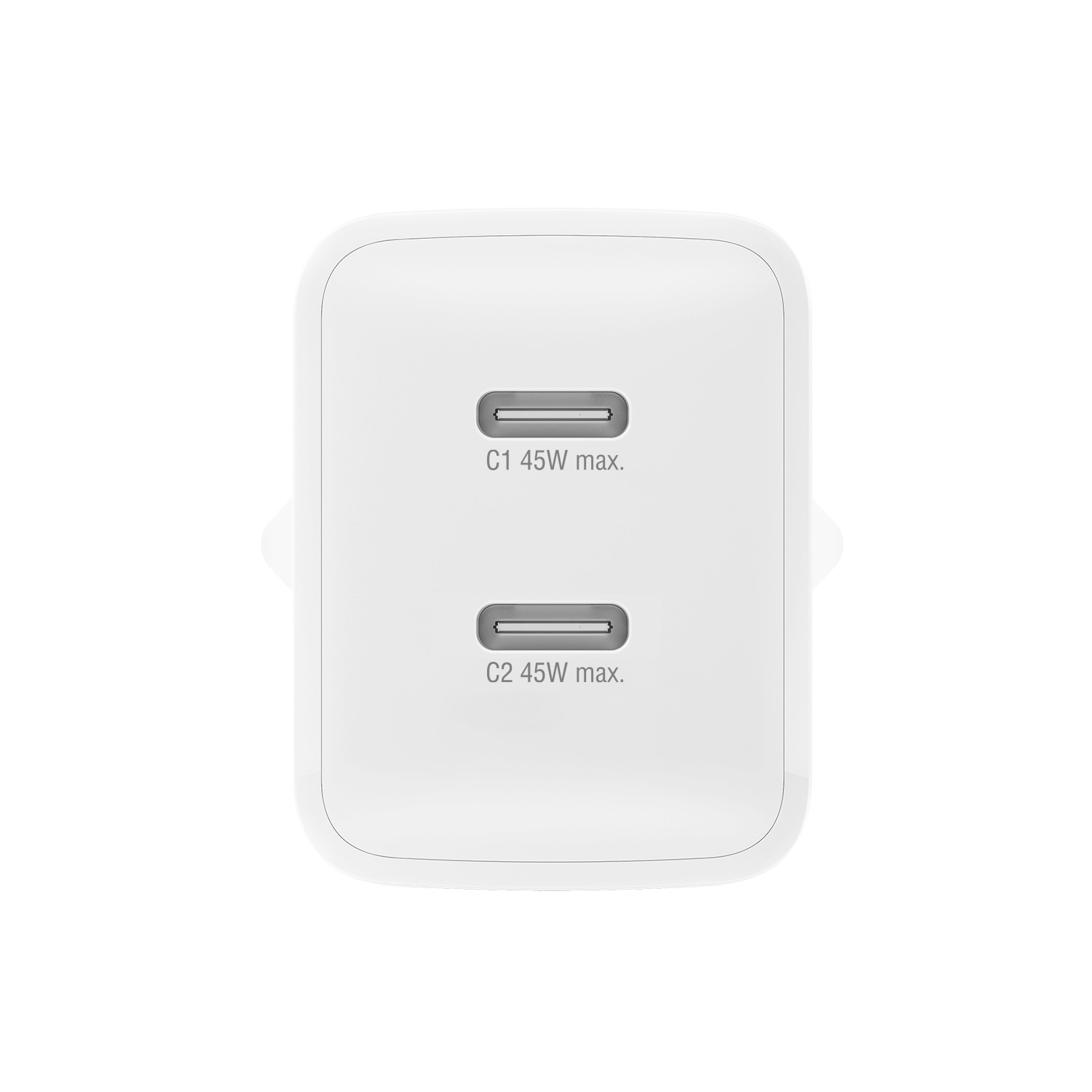 4smarts USB-Ladegerät »Ladegerät PDPlug Dual 45W GaN 2xUSB-C«