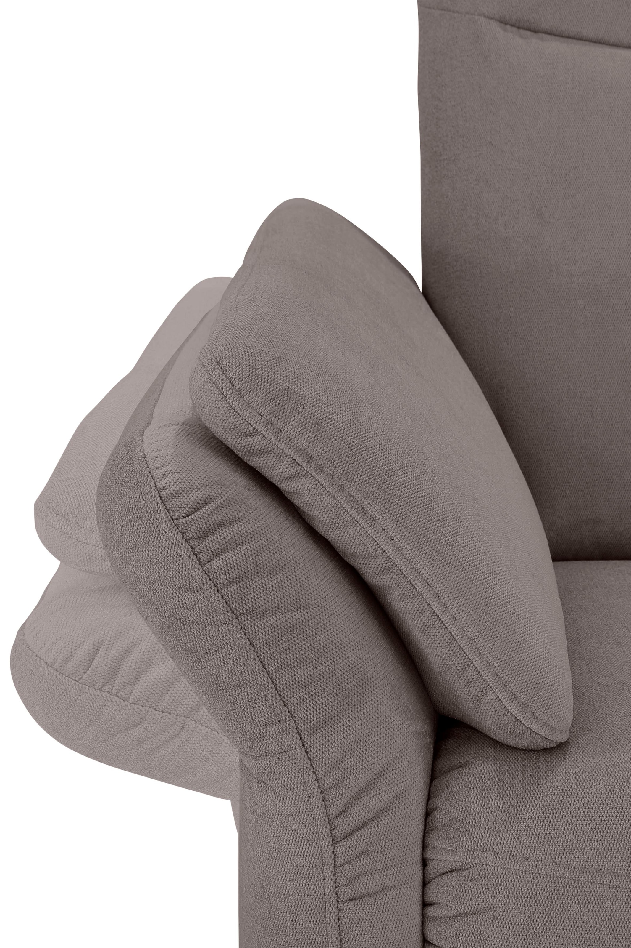 Home affaire Ecksofa »Tahoma L-Form«, mit Armlehnfunktion, wahlweise Bettfunktion, Schublade, Relaxfunktion