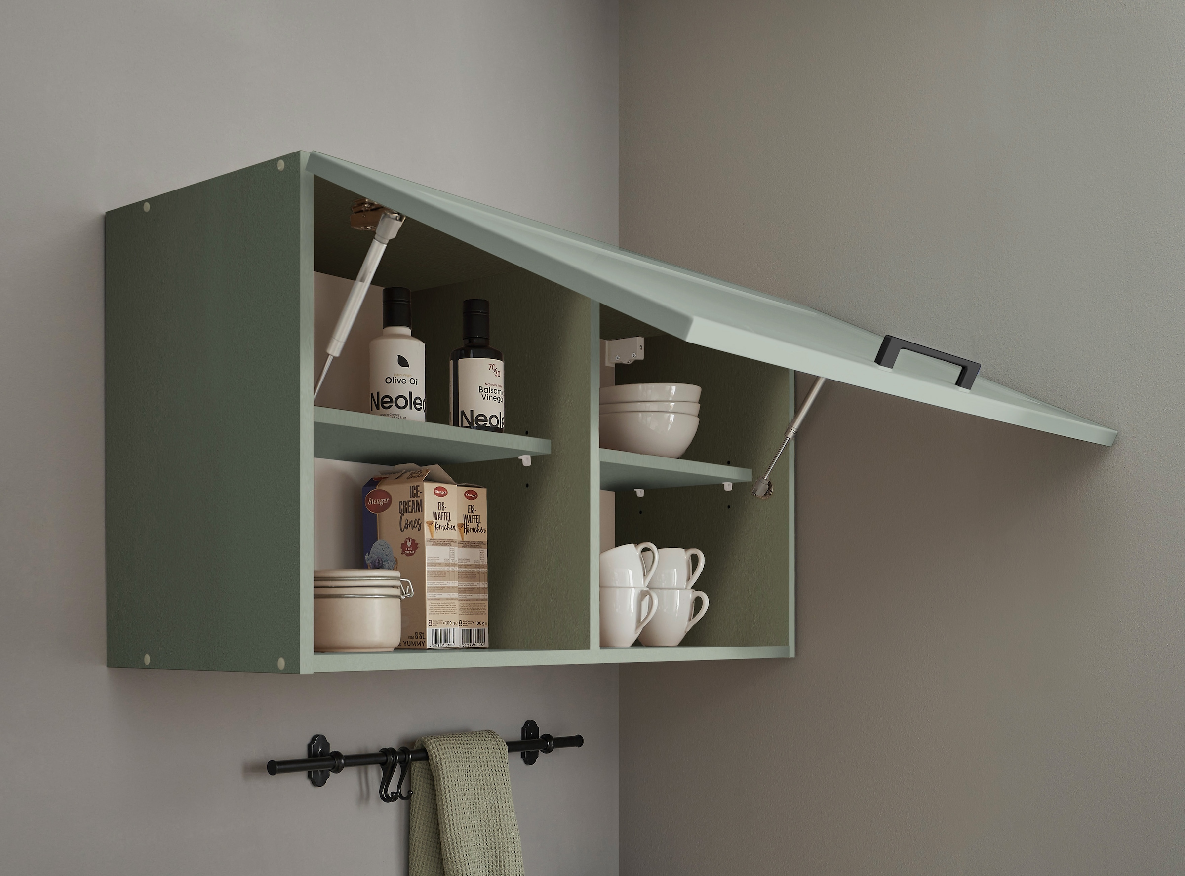 BASIC by Balculina Winkelküche »Marsi«, Stellmaße 260x175 cm, wahlweise E-Geräten, mit Soft-Close-Funktion