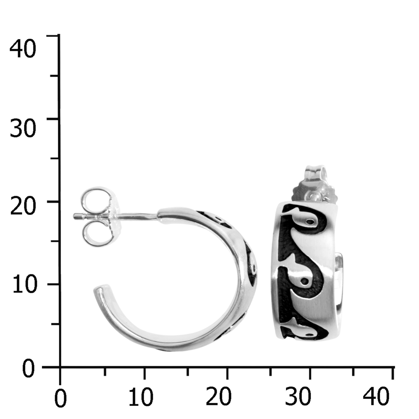 OSTSEE-SCHMUCK Paar Ohrstecker »Ostsee-Schmuck Ohrstecker Fisch Ohrstecker Fisch«