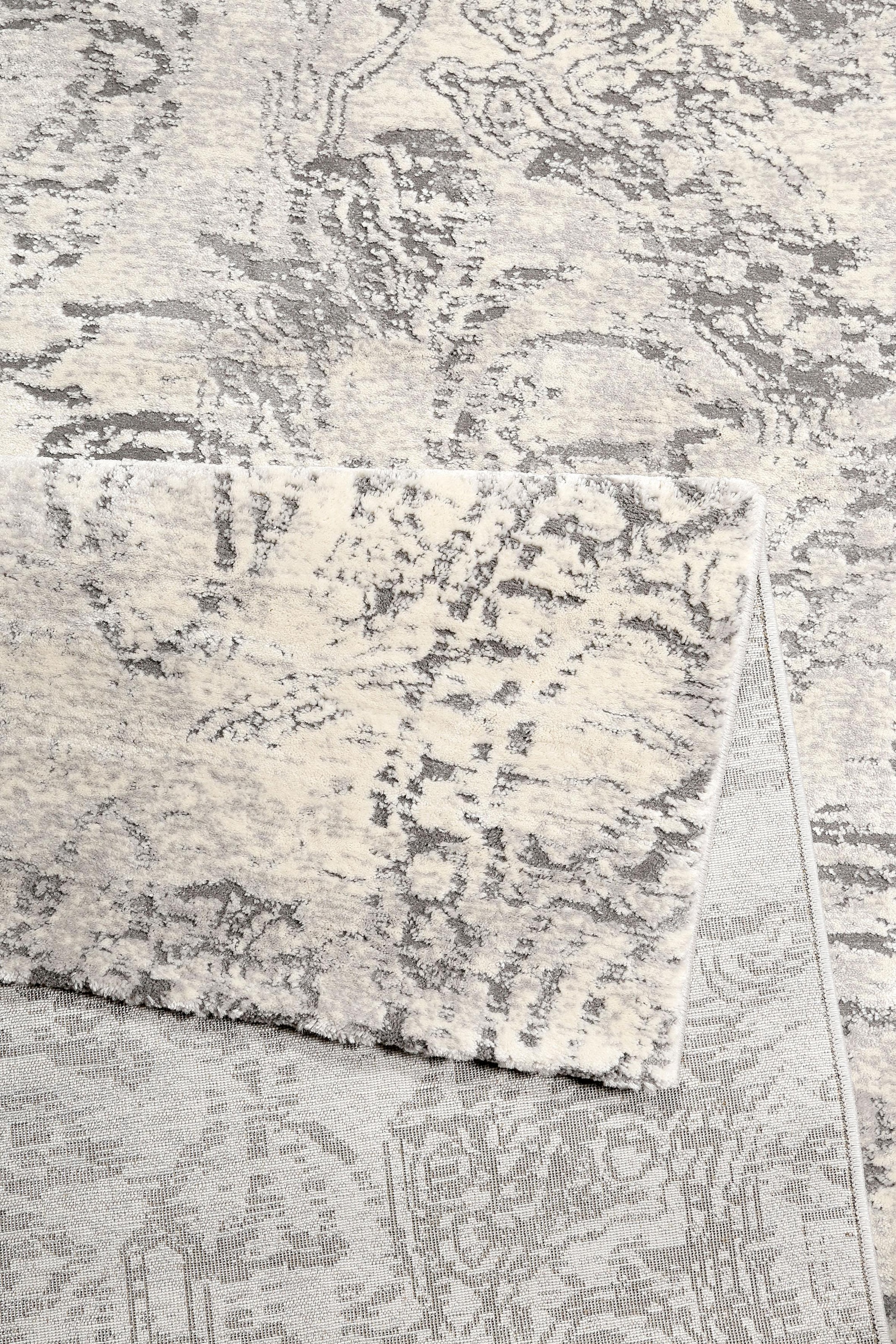 Esprit Teppich »Elda ESP-5198«, rechteckig, 12 mm Höhe, Hoch Tief Struktur, Floral, Wohnzimmer
