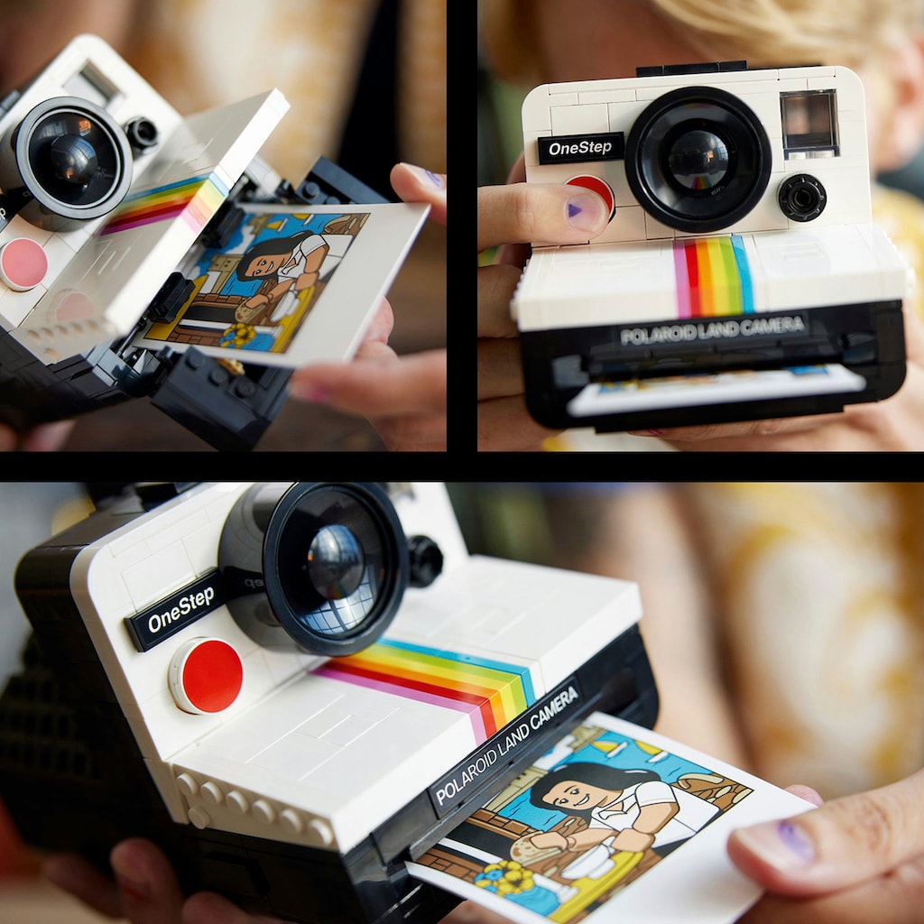 LEGO® Konstruktionsspielsteine »Polaroid OneStep SX-70 Sofortbildkamera (21345), LEGO Ideas«, (516 St.)