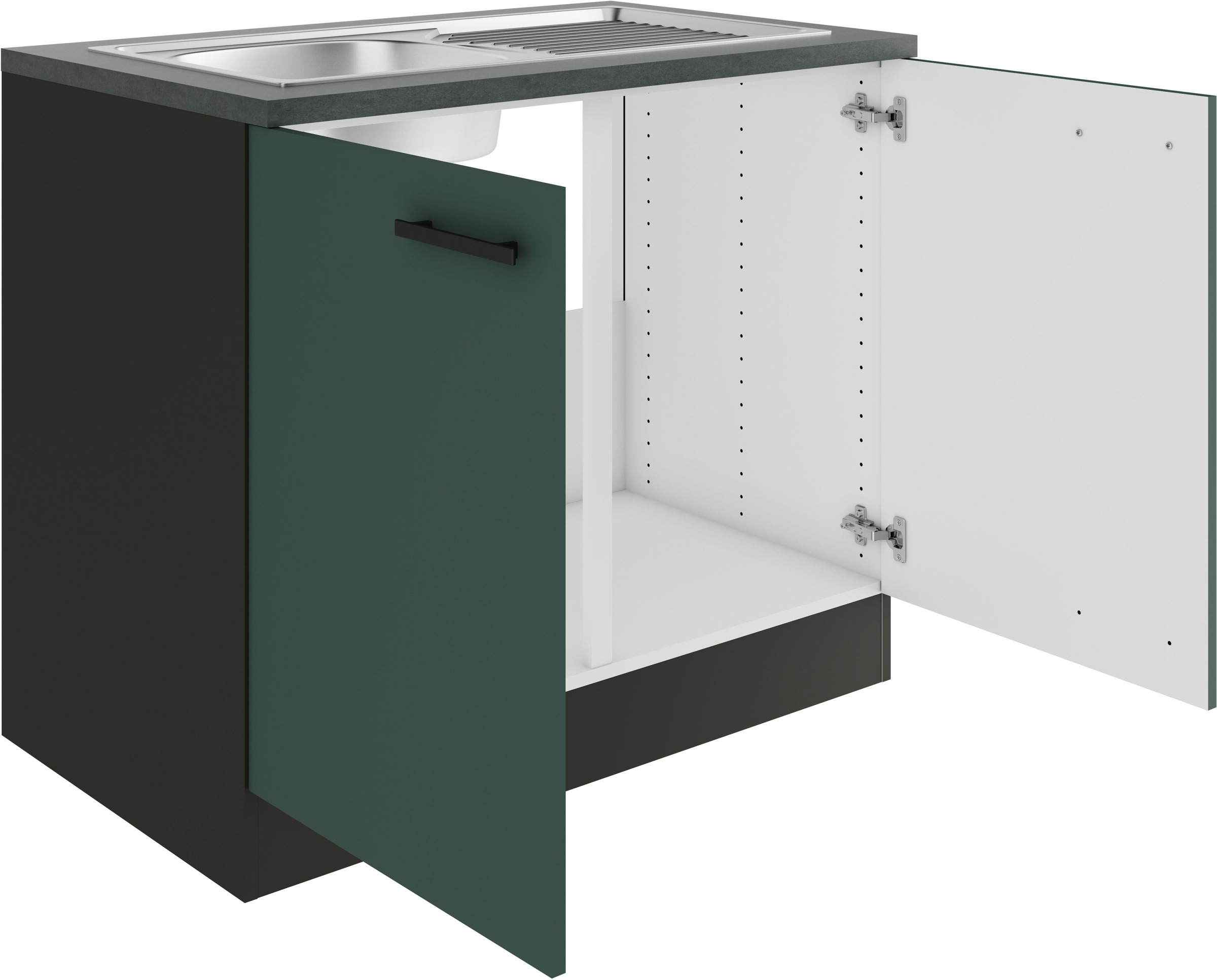 OPTIFIT Spülenschrank »Palma«, Breite 100 cm, inklusive Einbauspüle