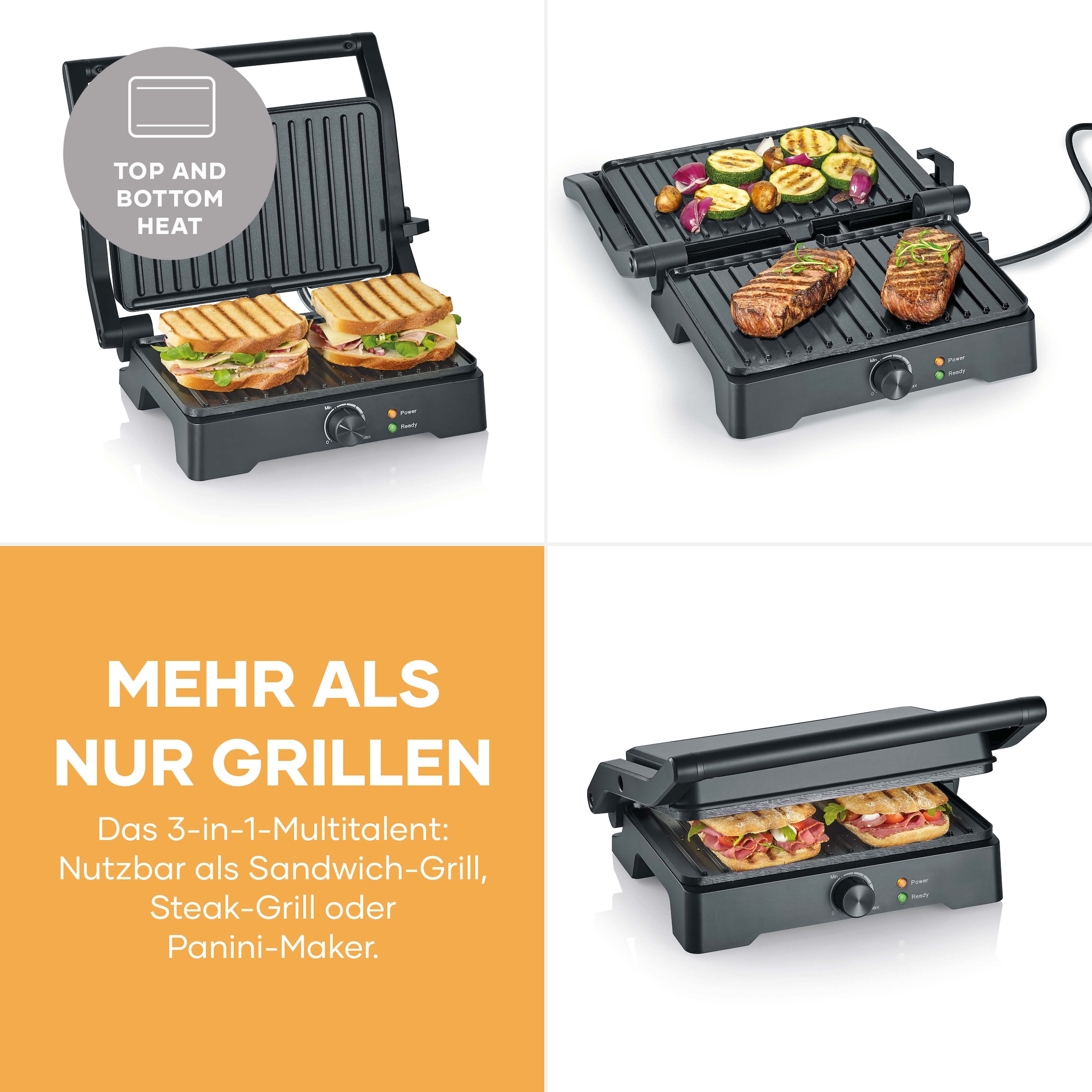 Severin Kontaktgrill »KG 2391« 1800 W