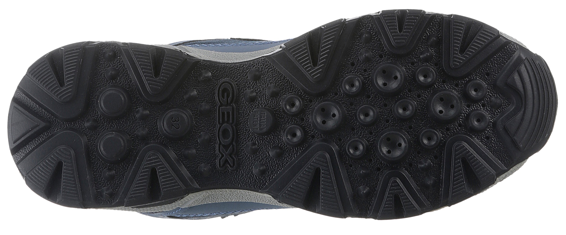 Geox Sneaker »J MAGNETAR BOY B ABX«, Trekkingboots, Schnürboots, Kindergartenschuh mit Schnellverschluss