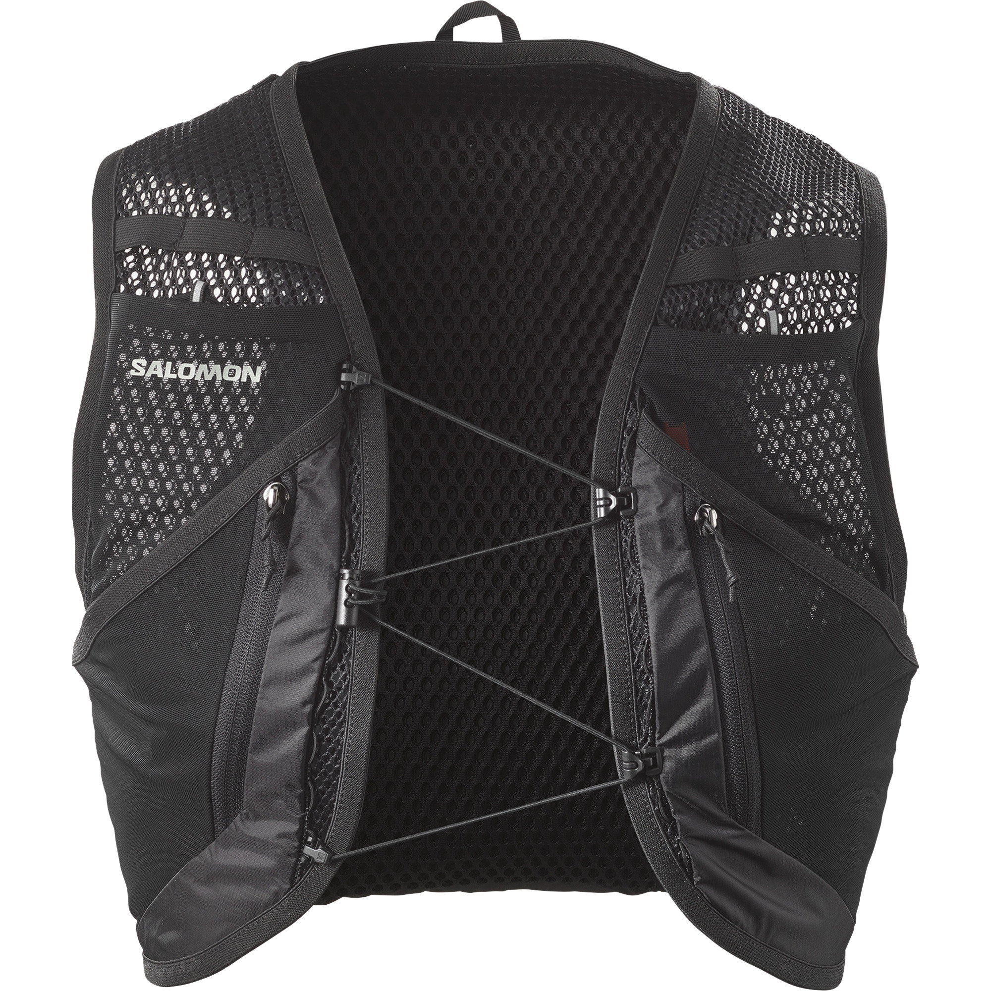 Salomon, Trinkrucksack »ACTIVE SKIN 12 NO FLASKS«, BLACK/METAL, Trinkrucksack