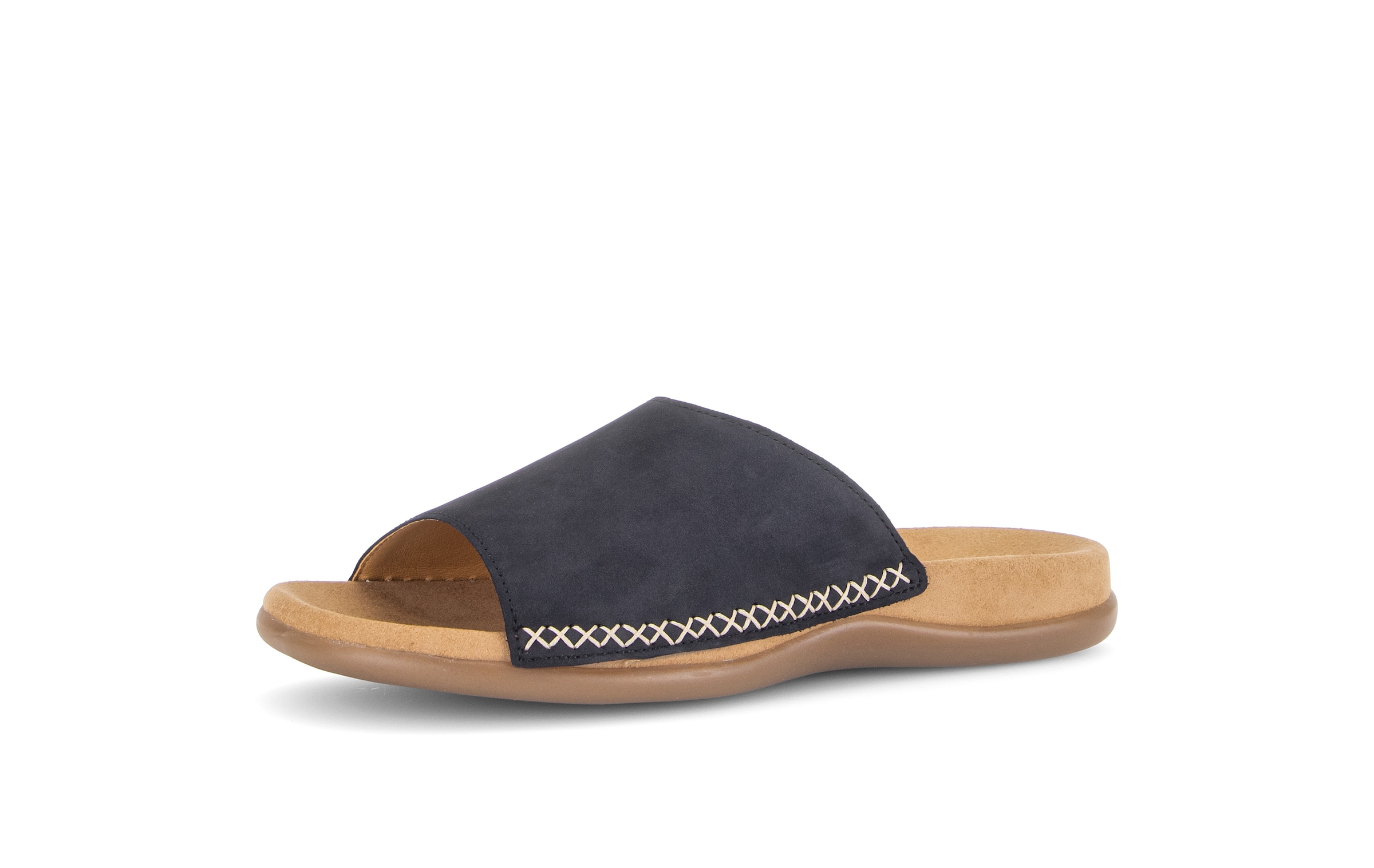 Gabor Pantolette  Sommerschuh, Schlüpfschuh mit Kontrastnähten