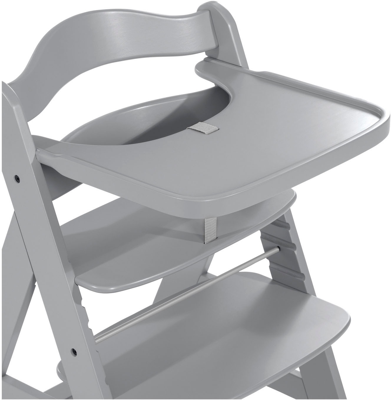 Hauck Hochstuhltablett »Alpha Wooden Tray Essbrett, grey« für Hochstühle Alpha+ und Alpha+ Select