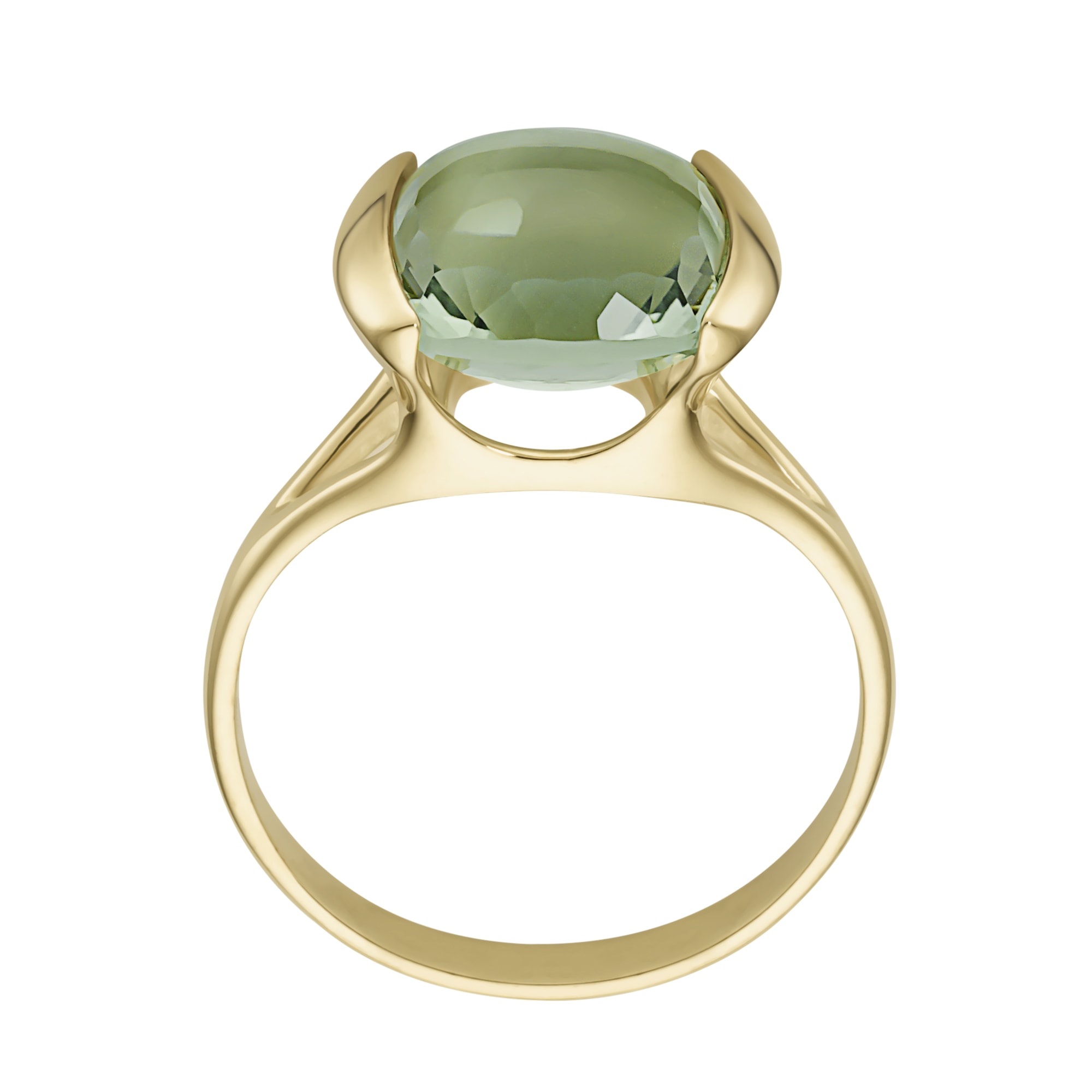 Luigi Merano Goldring »Ring mit quadrat. / abgerundeten Edelstein, Gold 375«