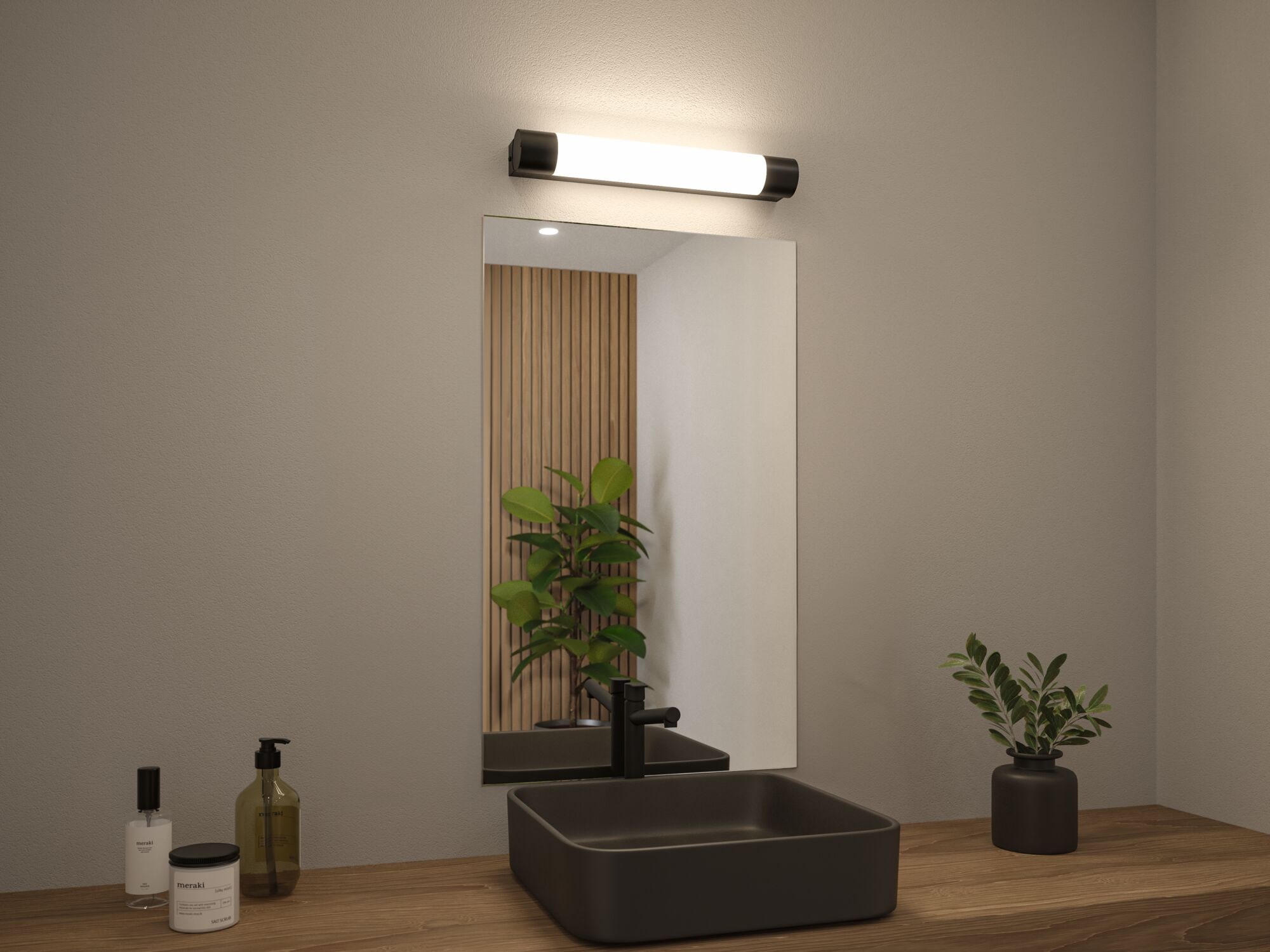 Paulmann LED Spiegelleuchte »Selection Bathroom Spiegelleuchte Orgon IP44 3000K 230V 7,5W« 1 Stk. Warmweiß Badezimmerleuchte