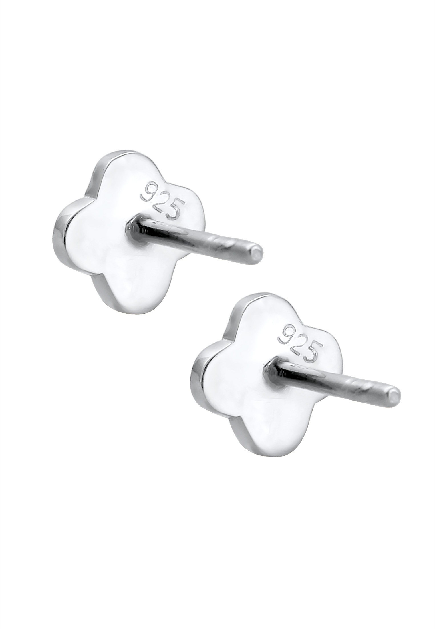 Elli Paar Ohrstecker »Ohrringe Ohrstecker Kleeblatt 925 Sterling Silber«