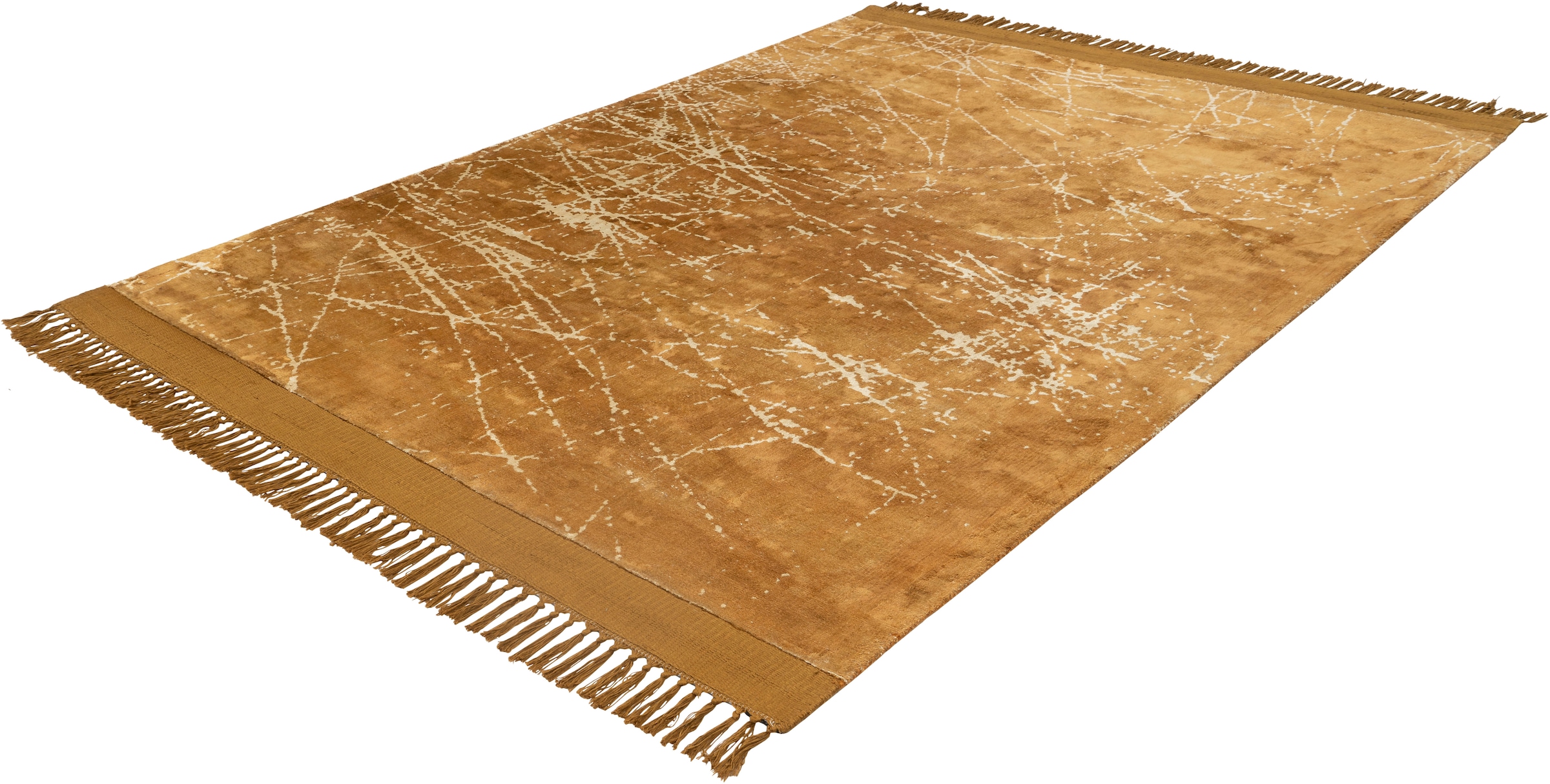 Padiro Teppich »Dolce Vita 225« rechteckig 10 mm Höhe Modern bedrucktes Unikat, Trendige Verwaschung