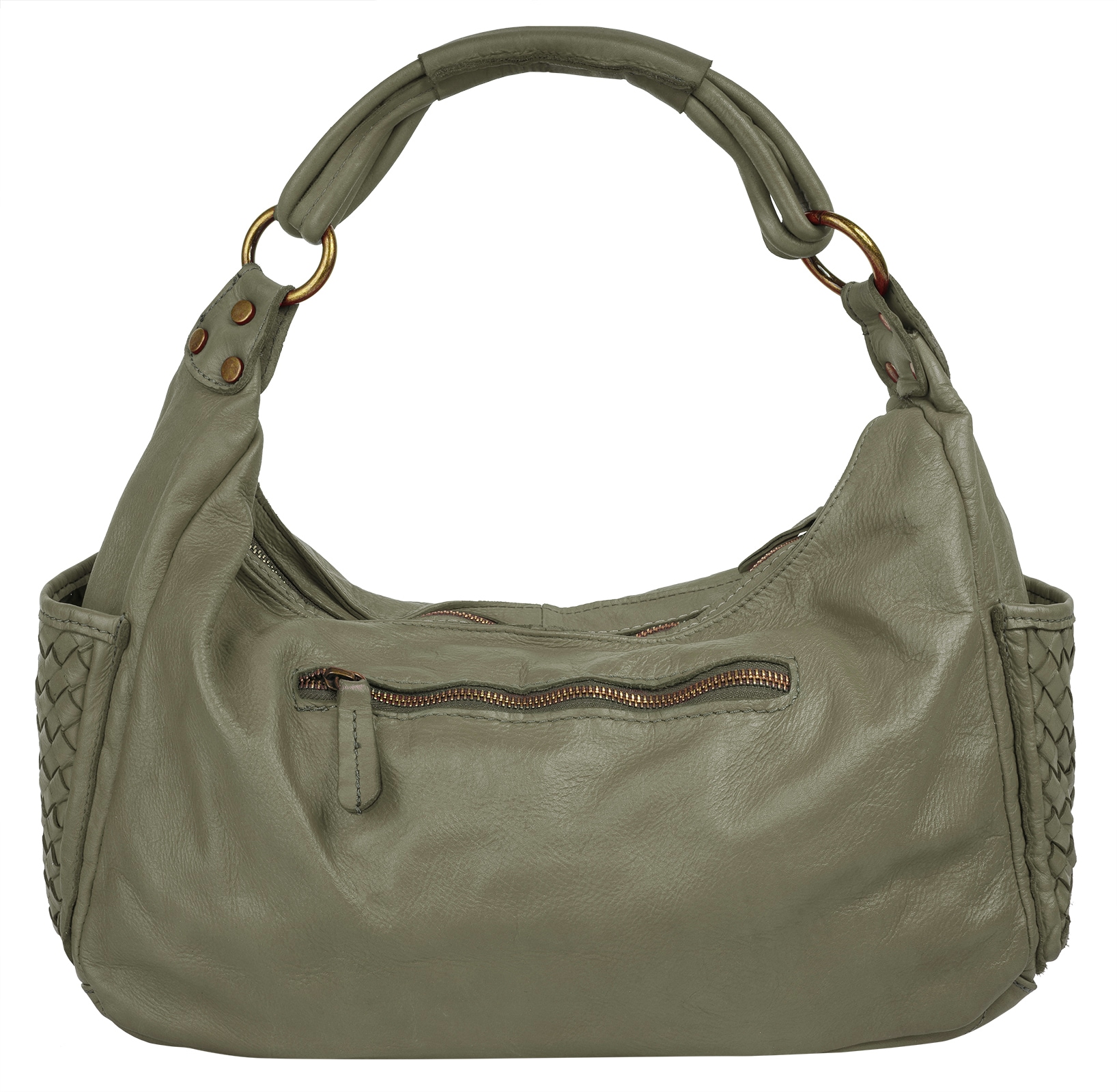 Samantha Look Henkeltasche, echt Leder, Made in Italy