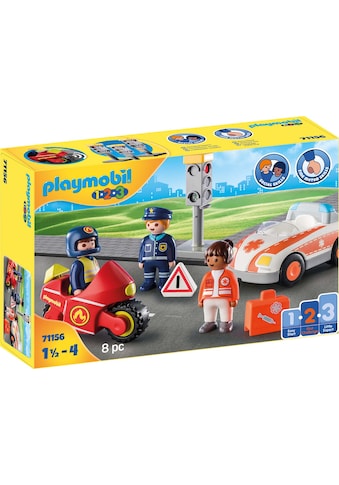 Konstruktions-Spielset »Helden des Alltags (71156), Playmobil 1-2-3«, (8 St.), Made in...