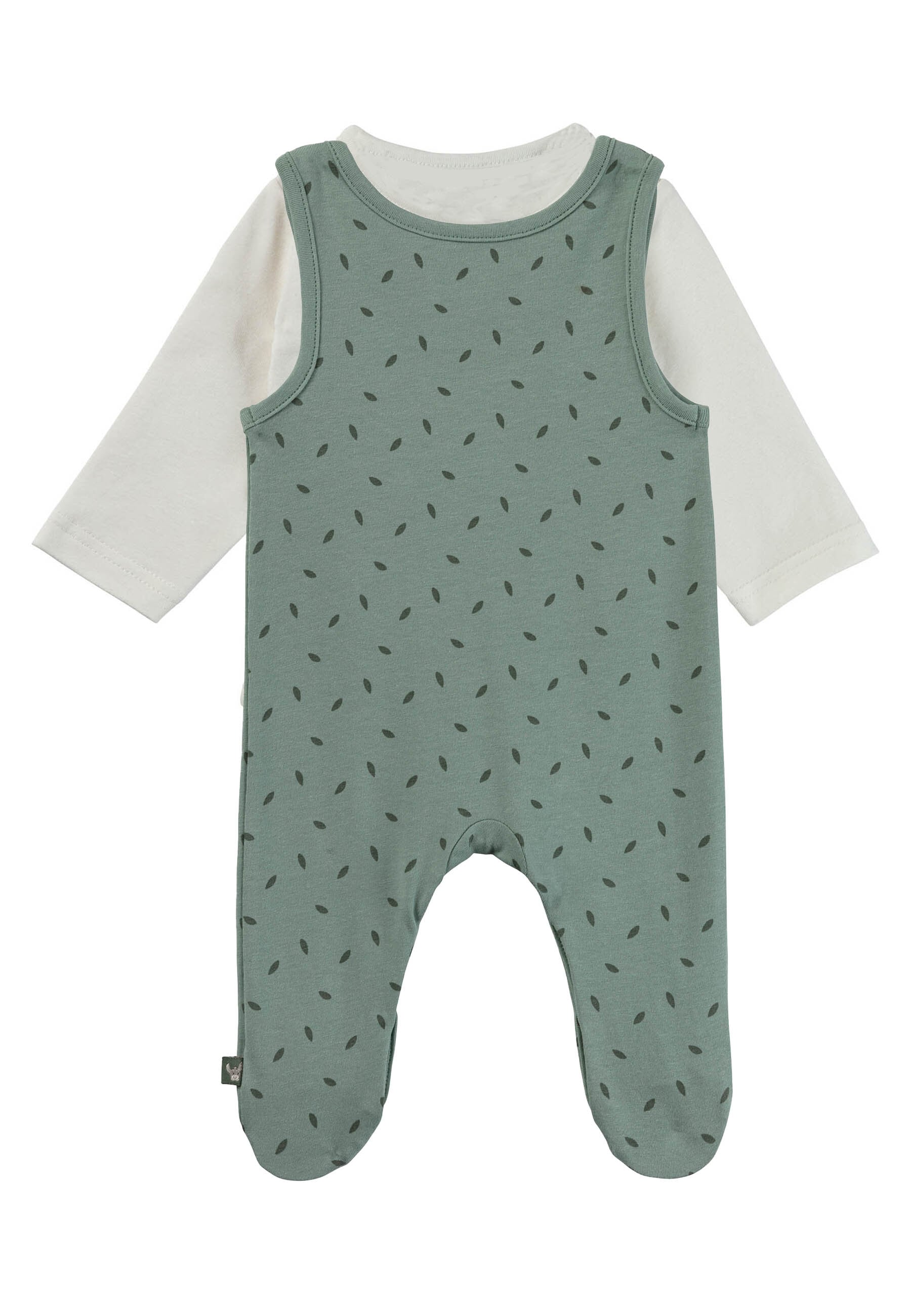 Sterntaler® Shirt & Hose »Strampler-Set Jersey Blätter«