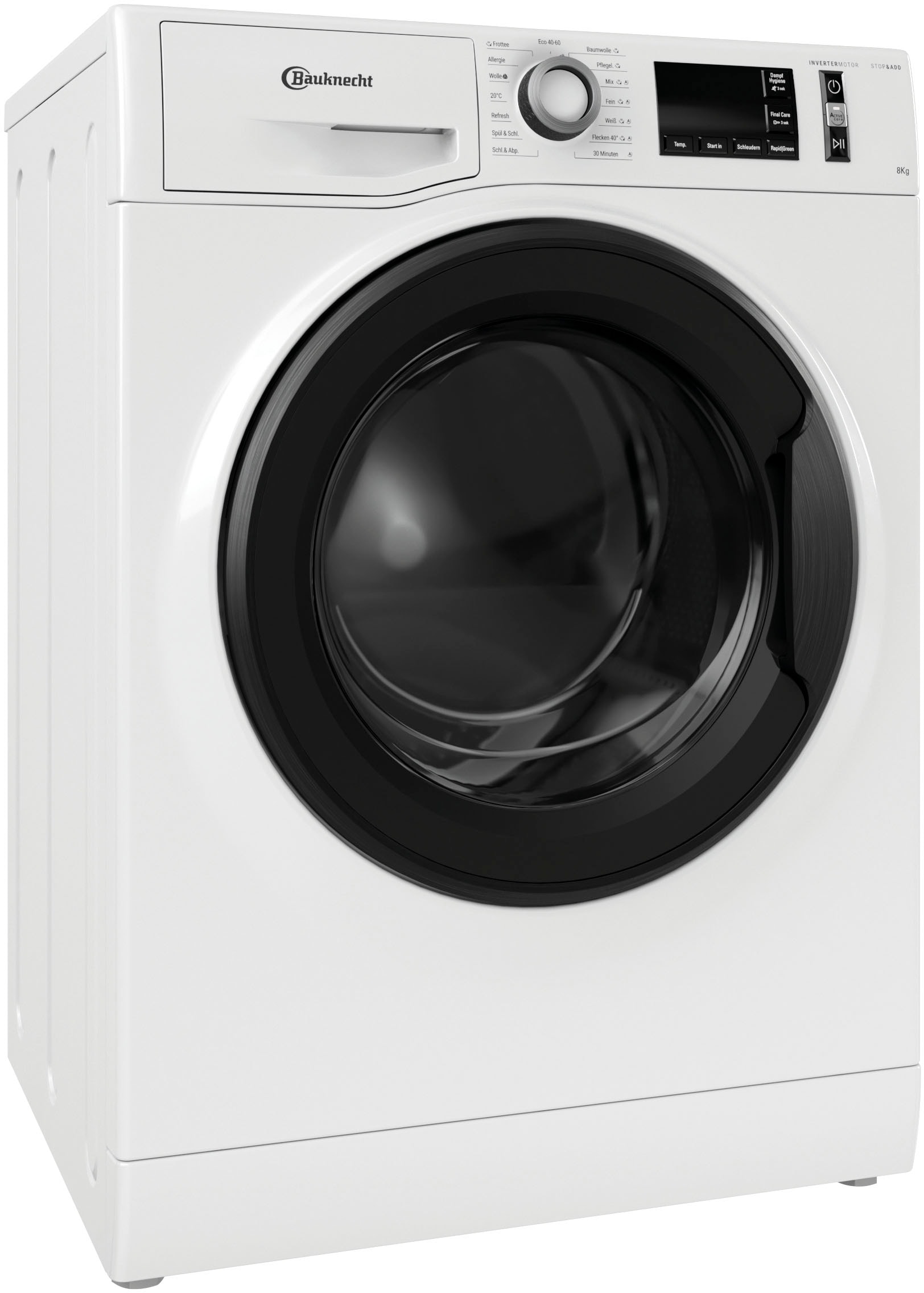 BAUKNECHT Waschmaschine »WM Pure 8AA«, 8 kg, 1400 U/min