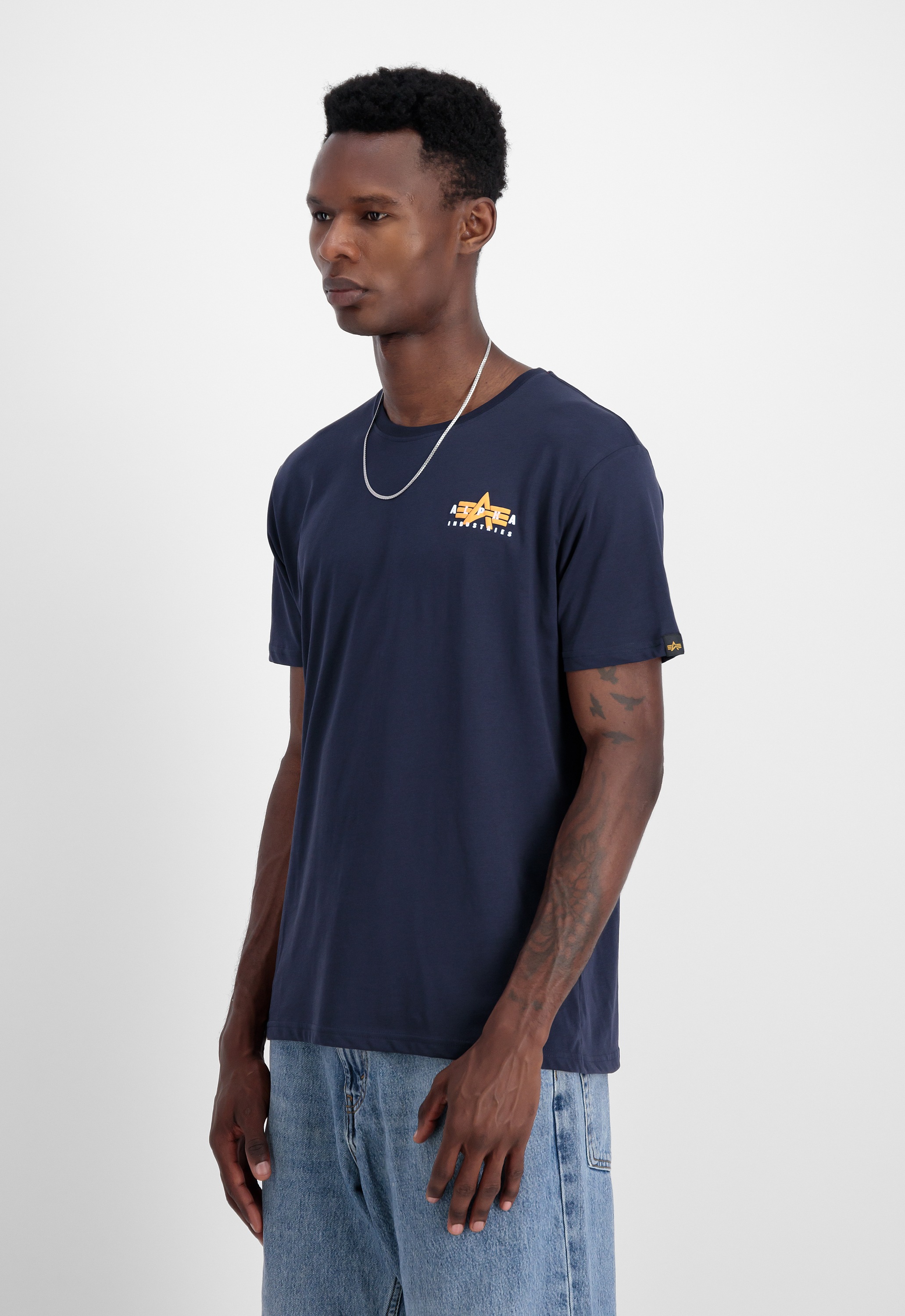 Alpha Industries T-Shirt »Puff Print Logo Backprint T-Shirt«