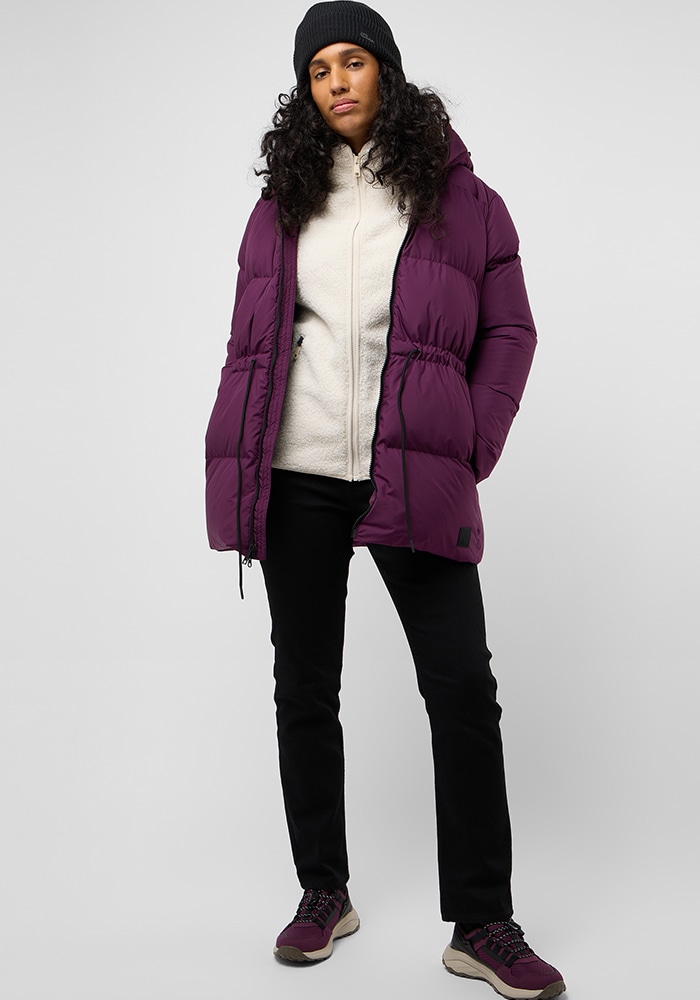 Jack Wolfskin Daunenjacke »KIRSCHALLEE JKT W«, mit Kapuze