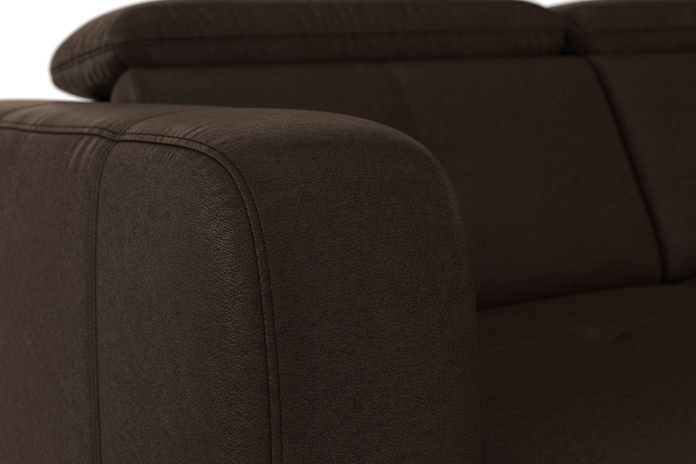 sit&more Ecksofa »Belluci L-Form«, inklusive Federkern, wahlweise mit Bettfunktion und Bettkasten