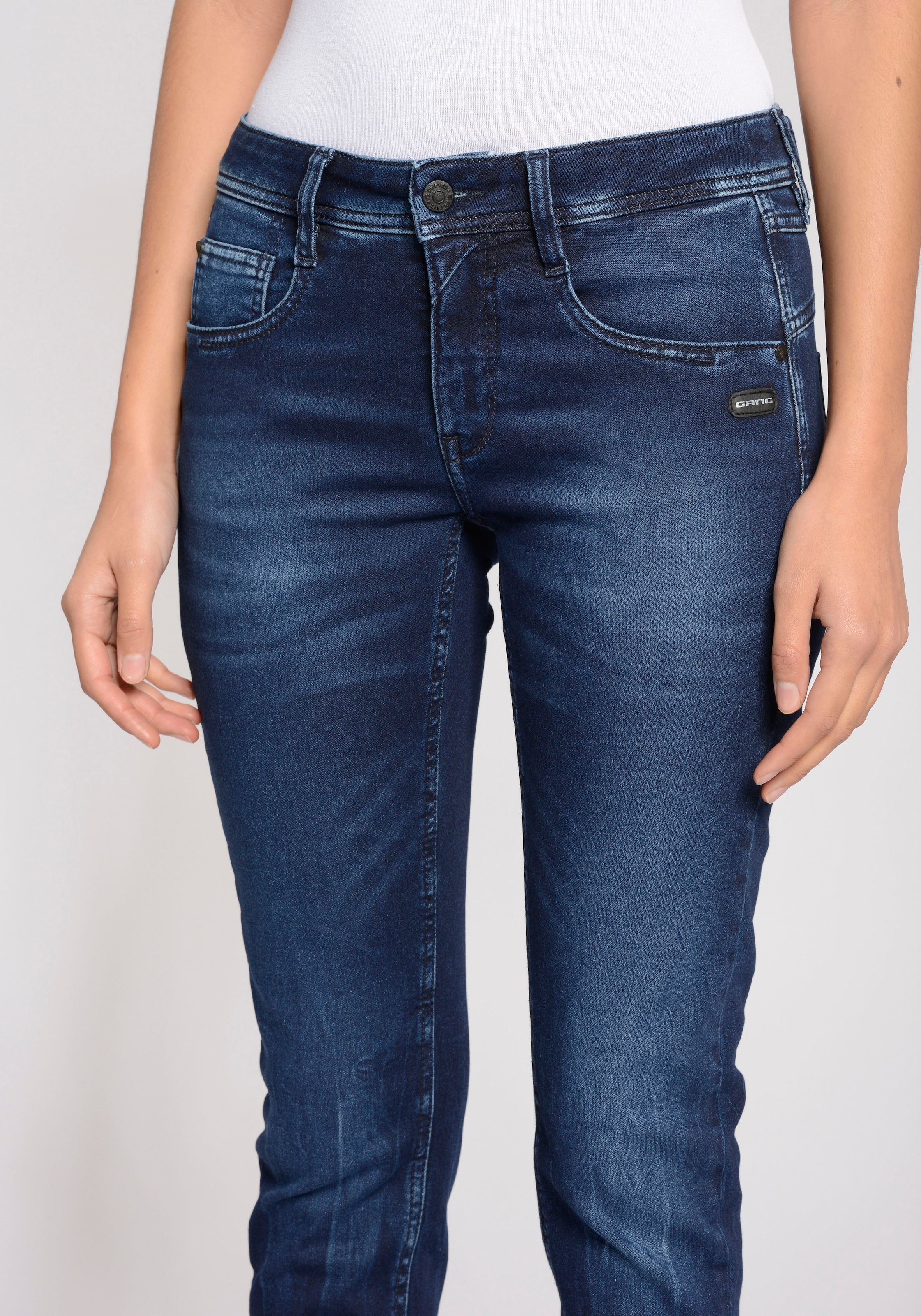 GANG Relax-fit-Jeans »94AMELIE CROPPED«, aus weicher Cord-Qualität