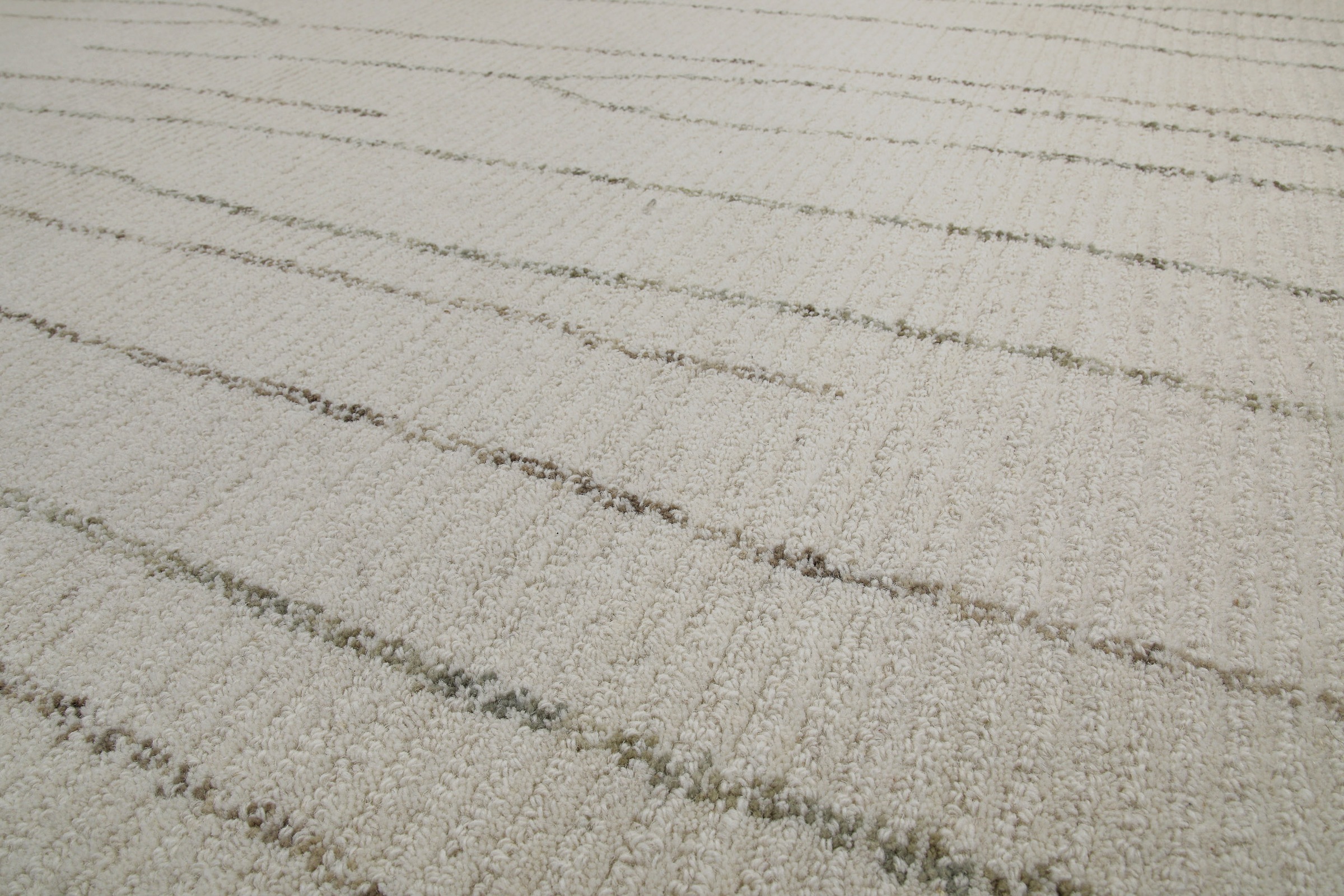 Wecon home Wollteppich »Hamptons THIRTYNINE«, rechteckig, 10 mm Höhe, Läufer, Schurwolle, Kurzflor, Wohnzimmer, Schlafzimmer, elegant, Linie