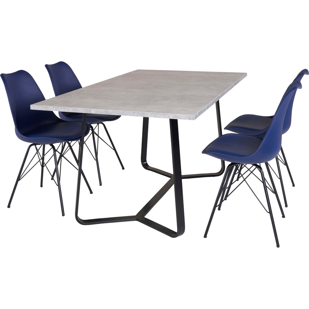 Homexperts Essgruppe »Essgruppe Tilda + Ursel«, (Set, 5 tlg.)