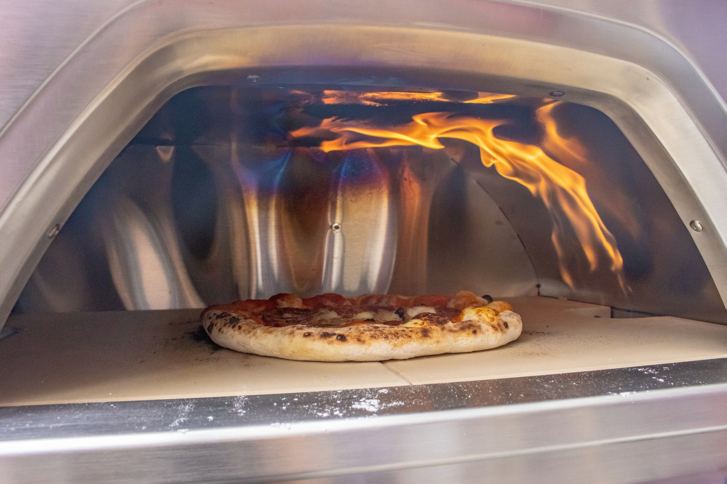 Buschbeck Gasgrill »Pizzaofen X1 inkl. Bluetooth-Thermometer«, BxTxH: 48x52x74 cm