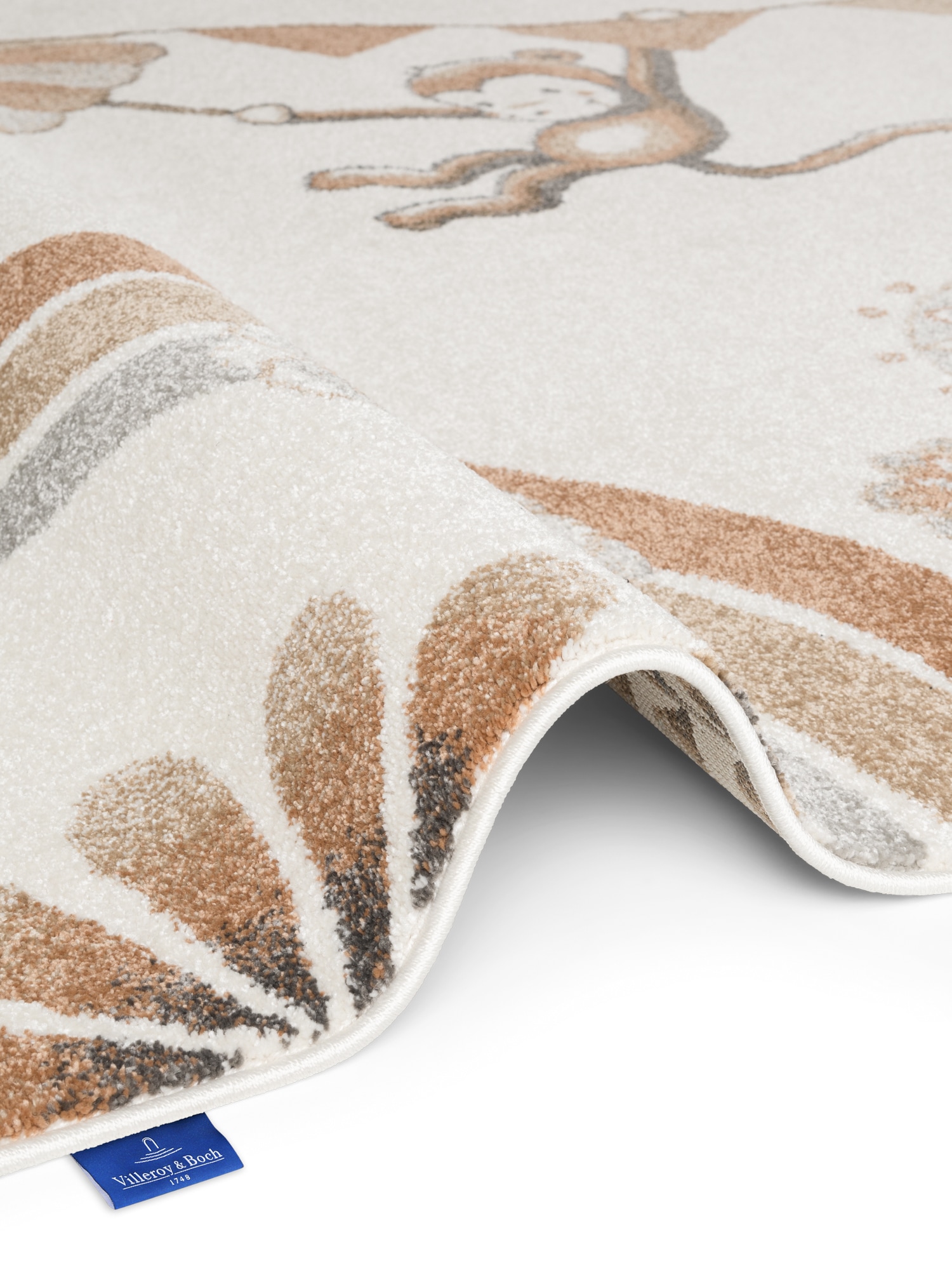 Villeroy & Boch Kinderteppich »Roar like a Lion Summer Party« rechteckig 9 mm Höhe Spielteppich weich, Kinderzimmer, Boho Kids Spielunterlage, Tieremotiv