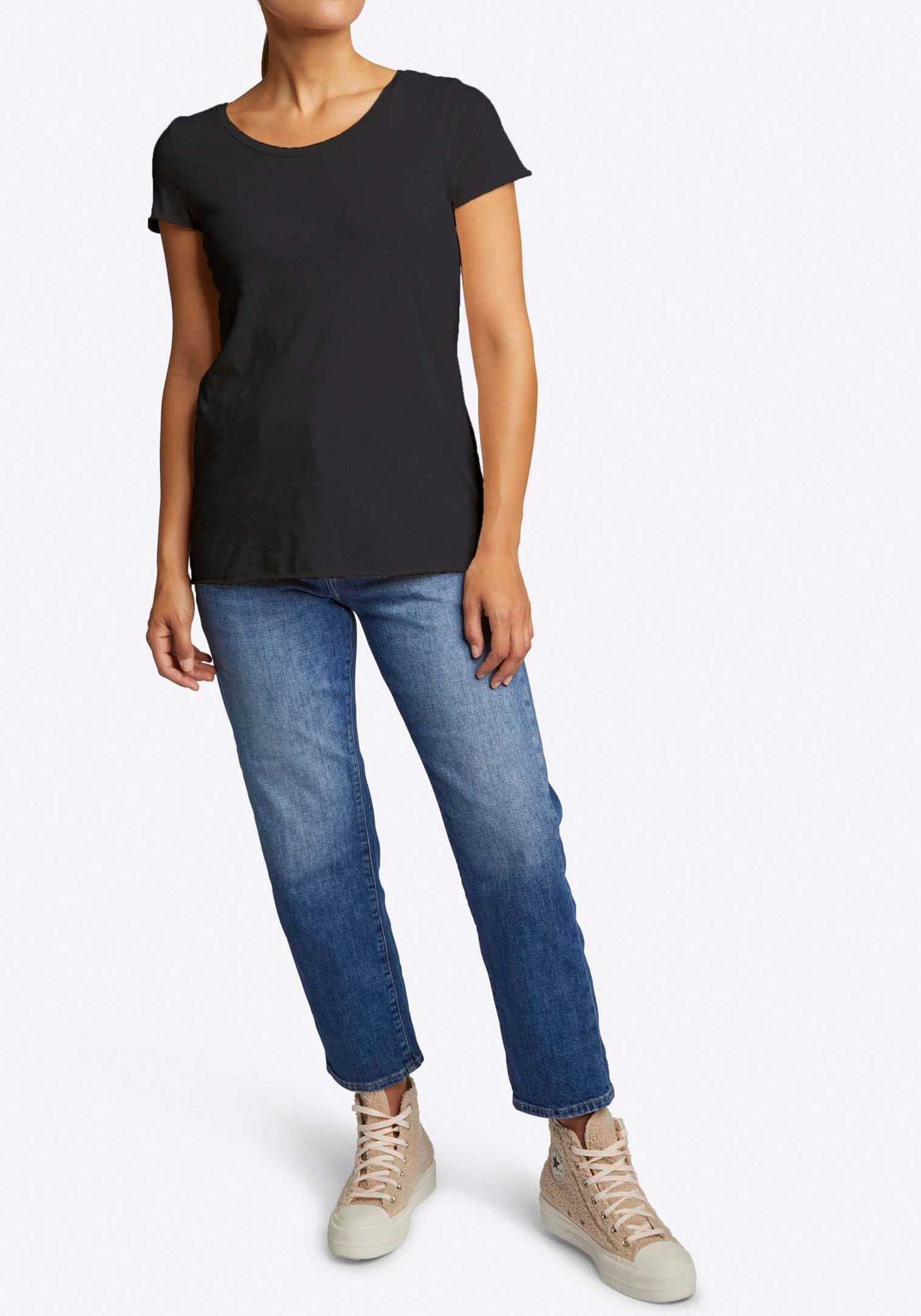 RICHROYAL T-Shirt, in femininer Basic-Form
