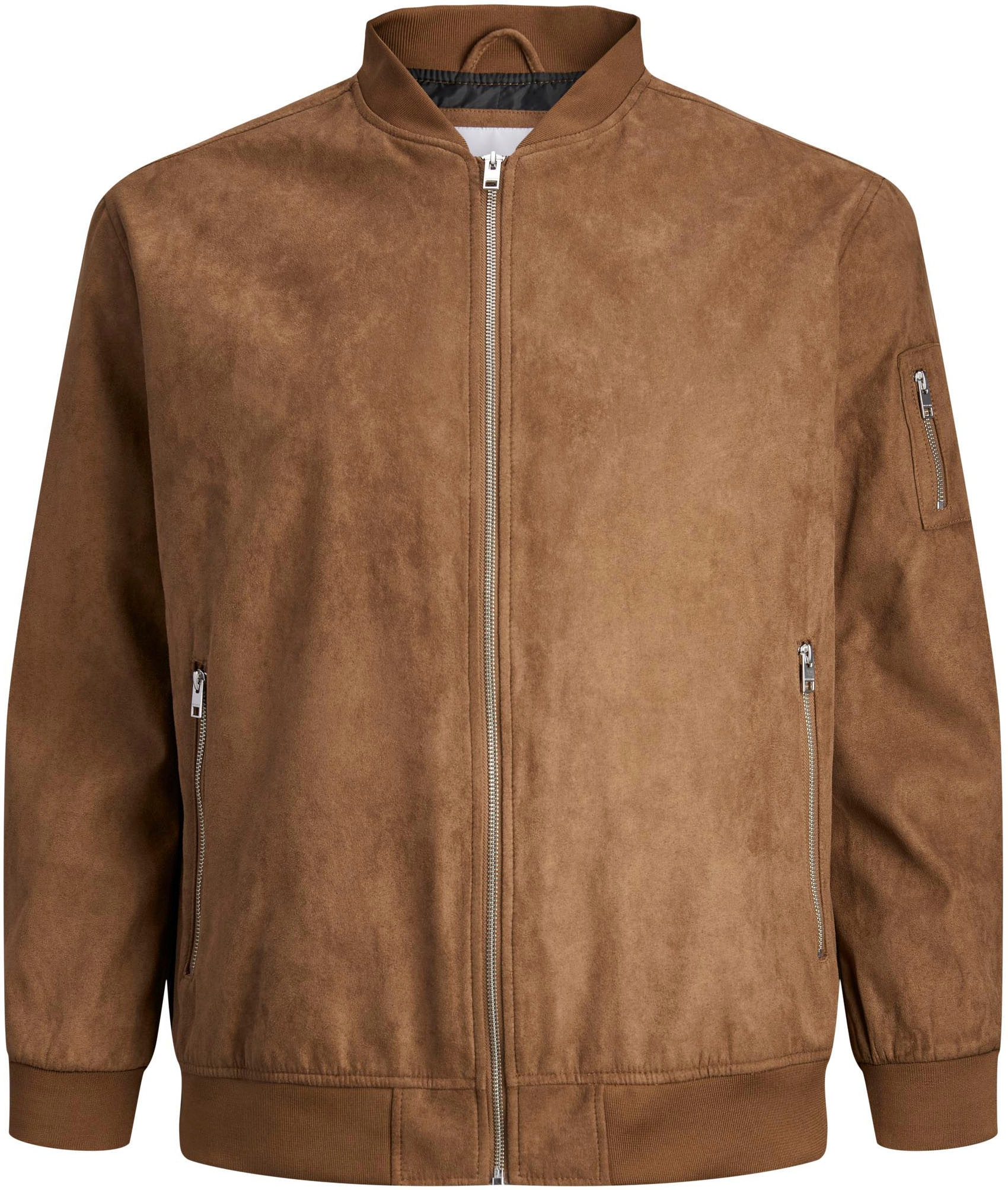 Jack & Jones PlusSize Blouson »JJEROCKY FAUX SUEDE BOMBER PLS«