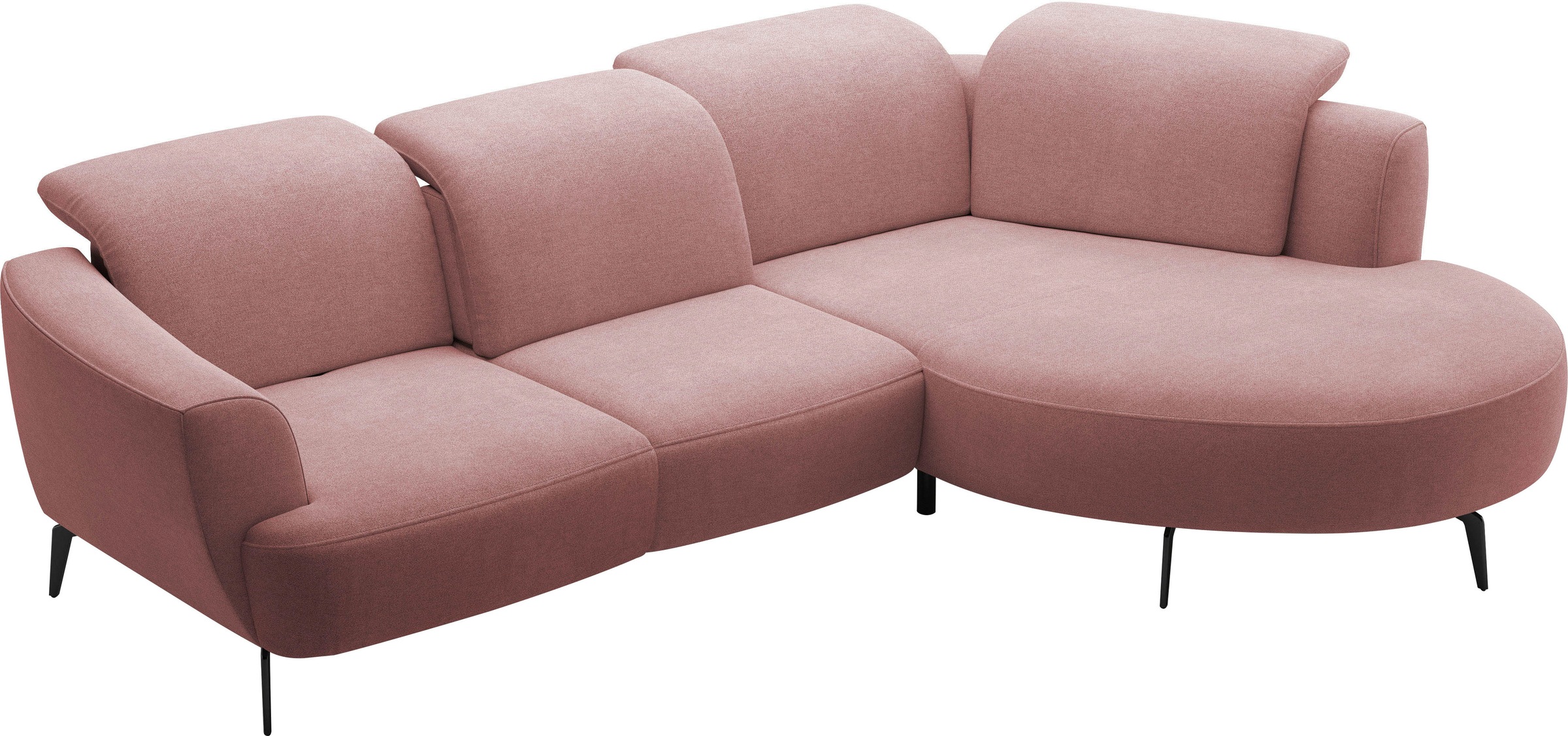 sit&more Ecksofa »Zoe«, ink.Sitztiefenverstellung, wahlweise mit Kopfteilverstellung