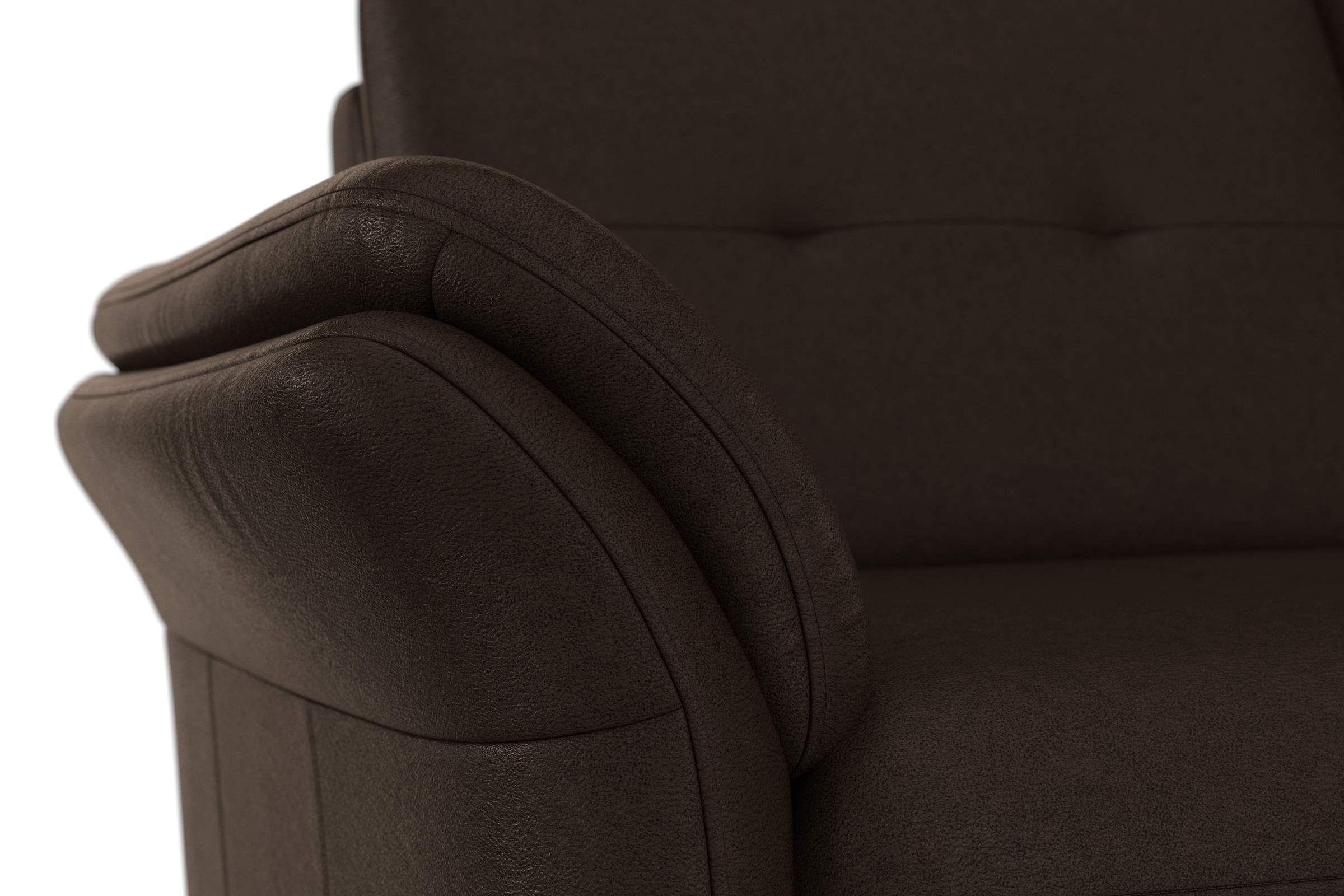 sit&more 3-Sitzer »Göteborg«, inklusive Sitztiefenverstellung und Federkern