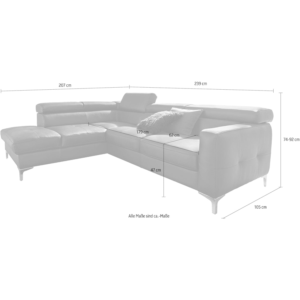 COTTA Ecksofa »Sammy«