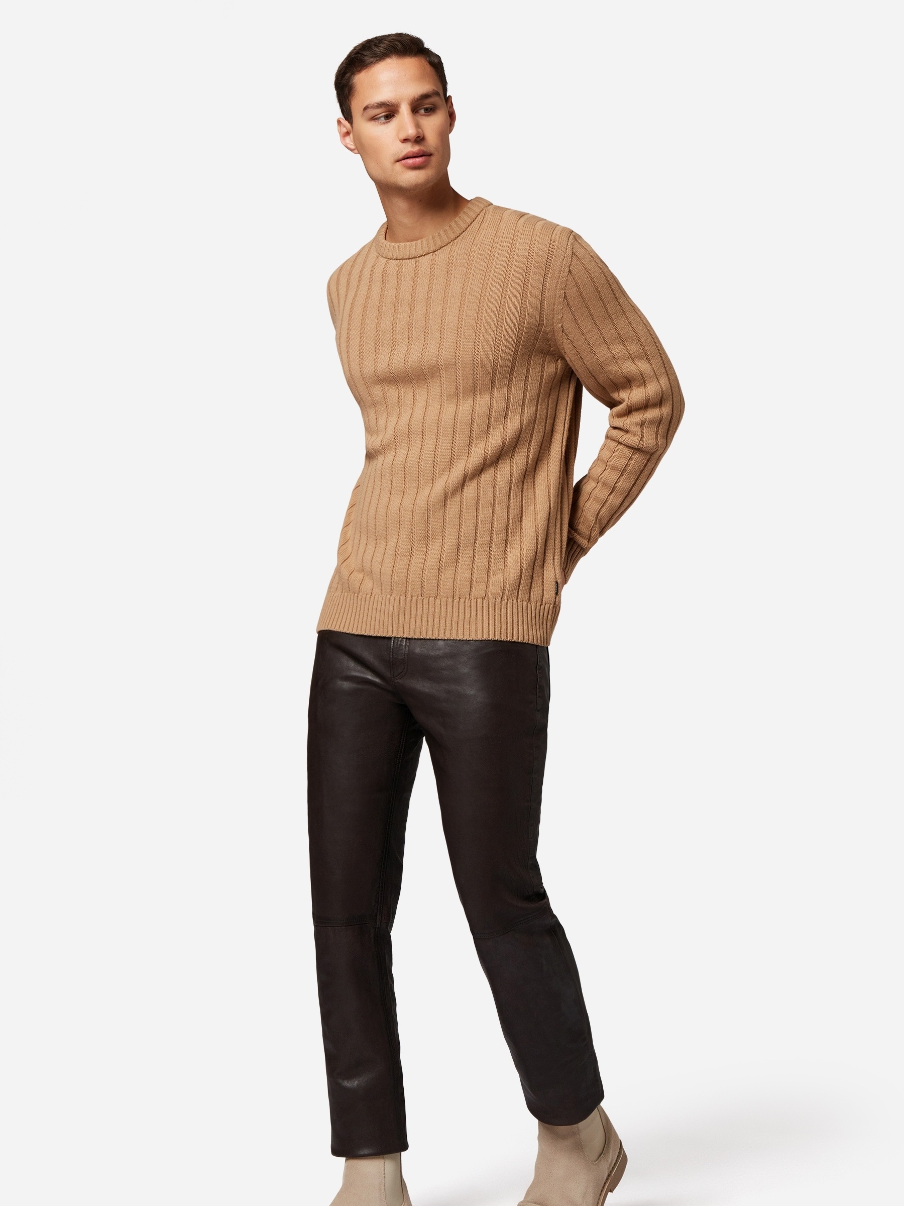 RICANO 5-Pocket-Hose »Lederhose Trant Pant«  Handgefertigt aus echtem Leder