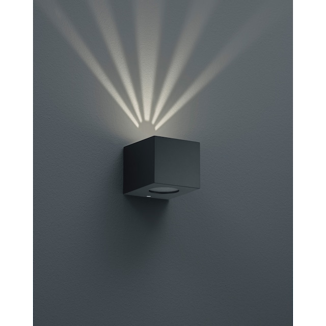 TRIO Leuchten LED Außen-Wandleuchte »Cordoba«, 2 flammig-flammig, Schwarz  matt, Up and down Beleuchtung, IP44, warmweiß 3000 Kelvin online kaufen |  mit 3 Jahren XXL Garantie