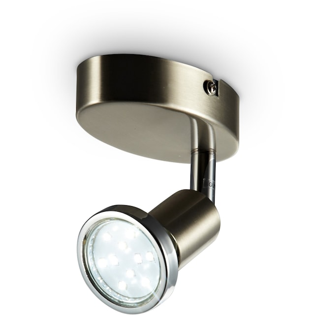 B.K.Licht LED Wandleuchte, 1 flammig-flammig, LED Deckenleuchte Wohnzimmer  schwenkbar GU10 Metall Wand-Spot Lampe online kaufen | mit 3 Jahren XXL  Garantie