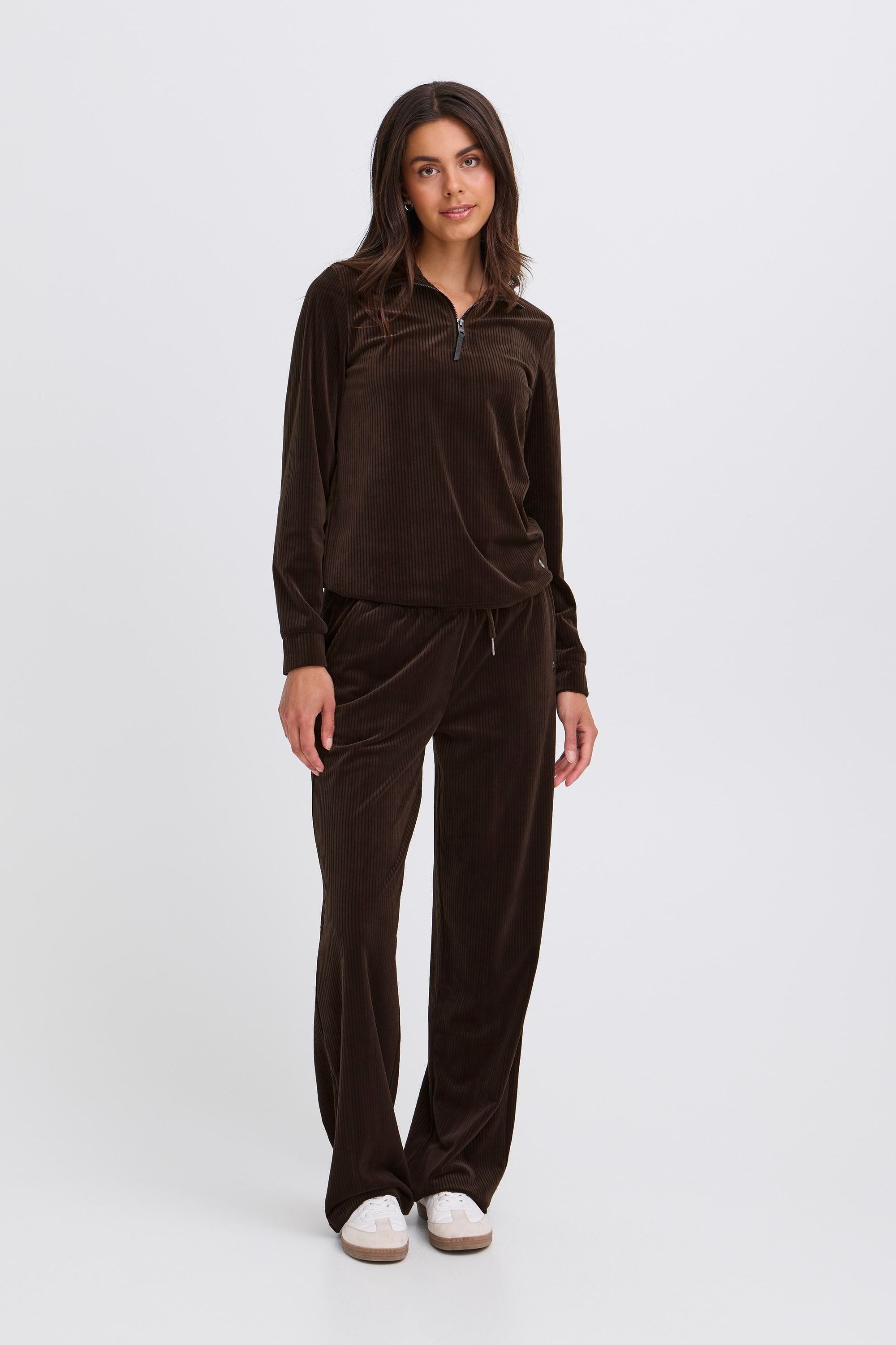 OXMO Troyer »Longsweatshirt OXEBBA HALFZIP«