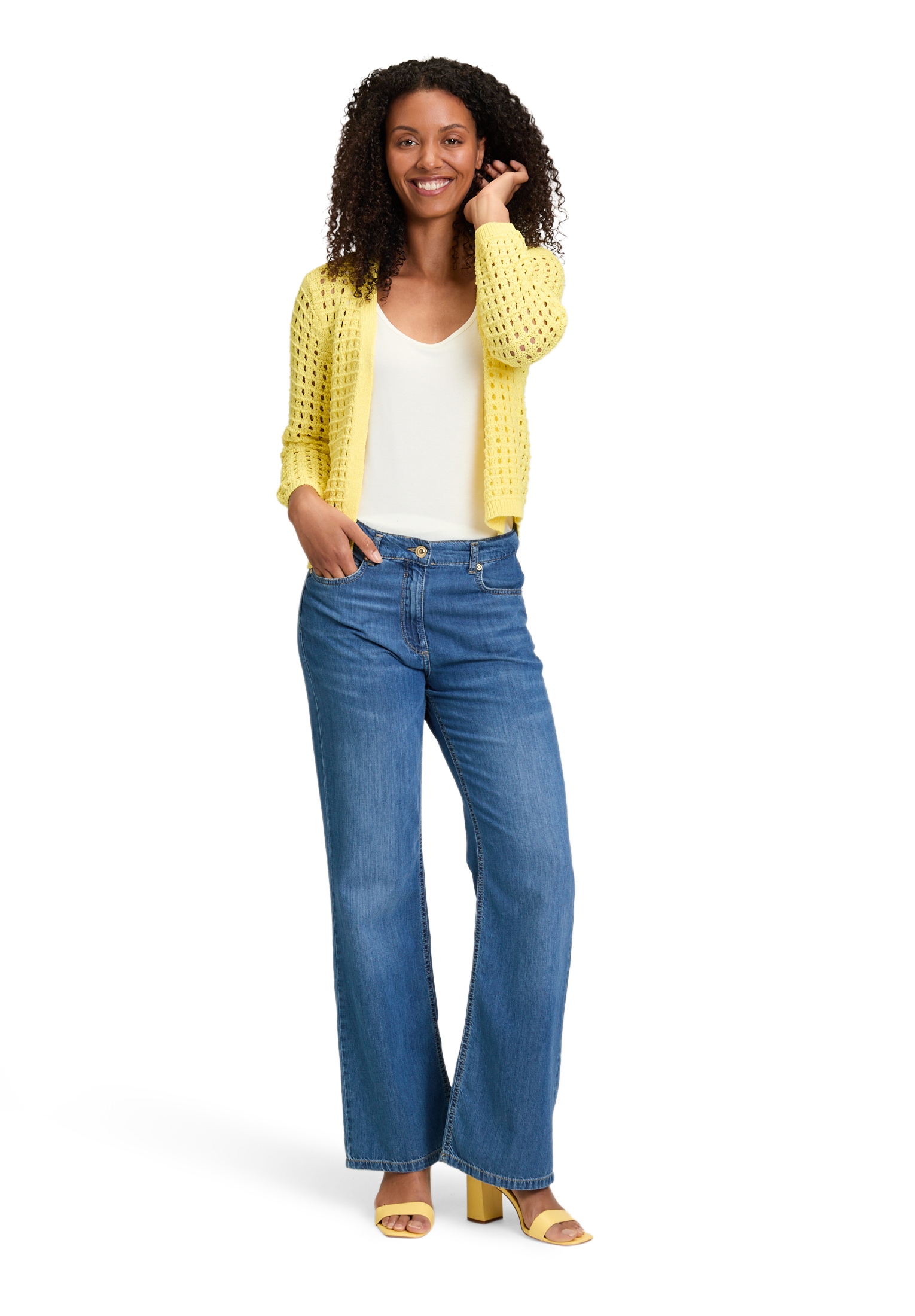 Betty Barclay Strickjacke »Casual-Strickjacke mit Effektgarn«