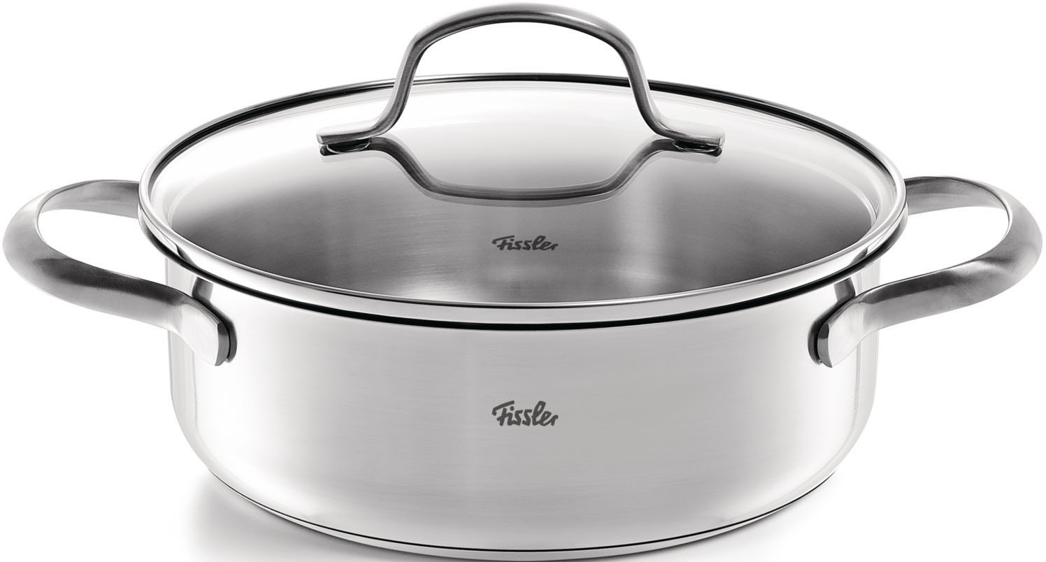 Fissler Topf-Set »San Francisco« Set, Bratentopf 20 cm, je 1 Kochtopf 16/20/24 cm, Stielkasserolle 16 cm, 9 Stk. tlg. Edelstahl 18/10